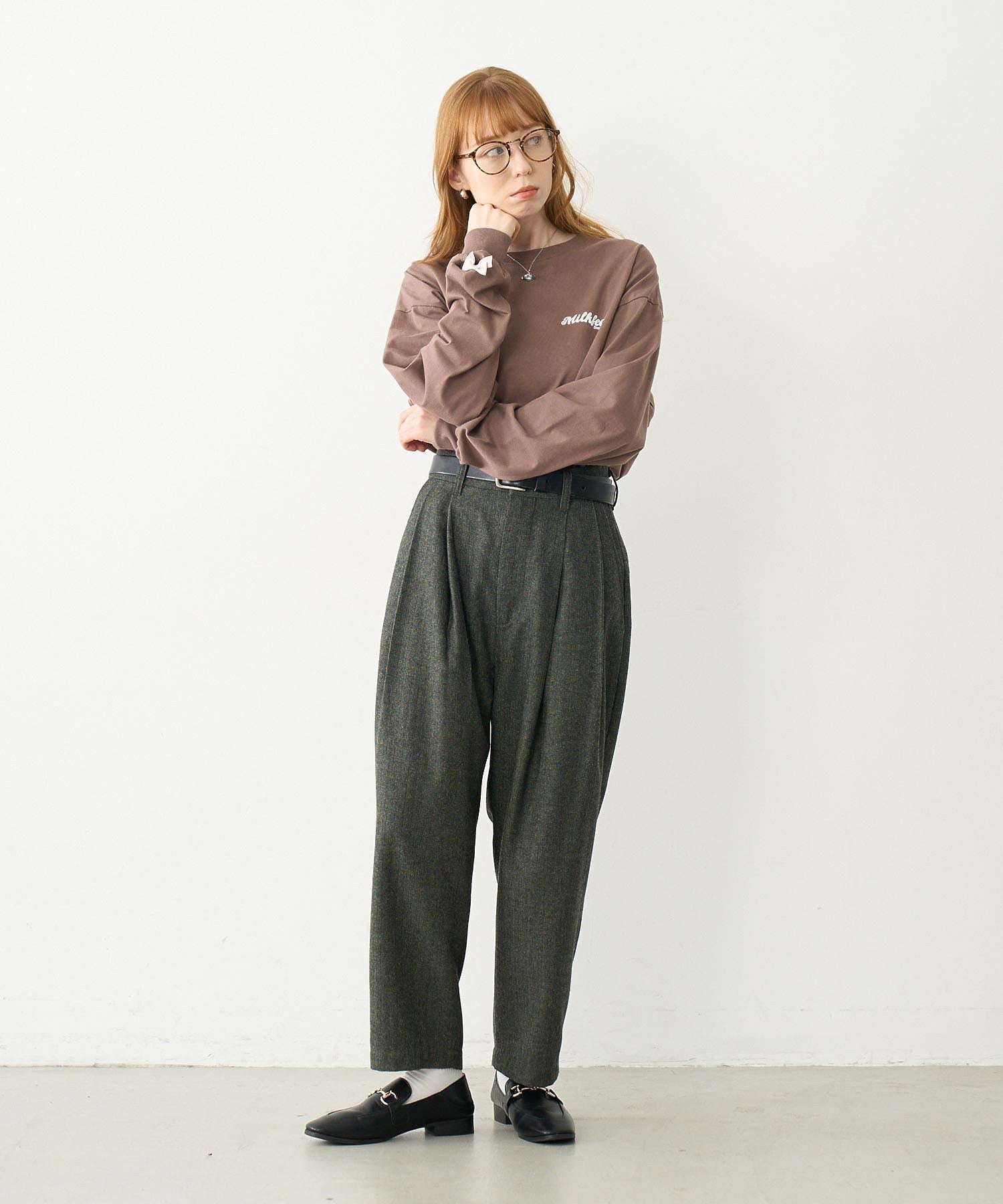 TAPERED CROPPED PANTS