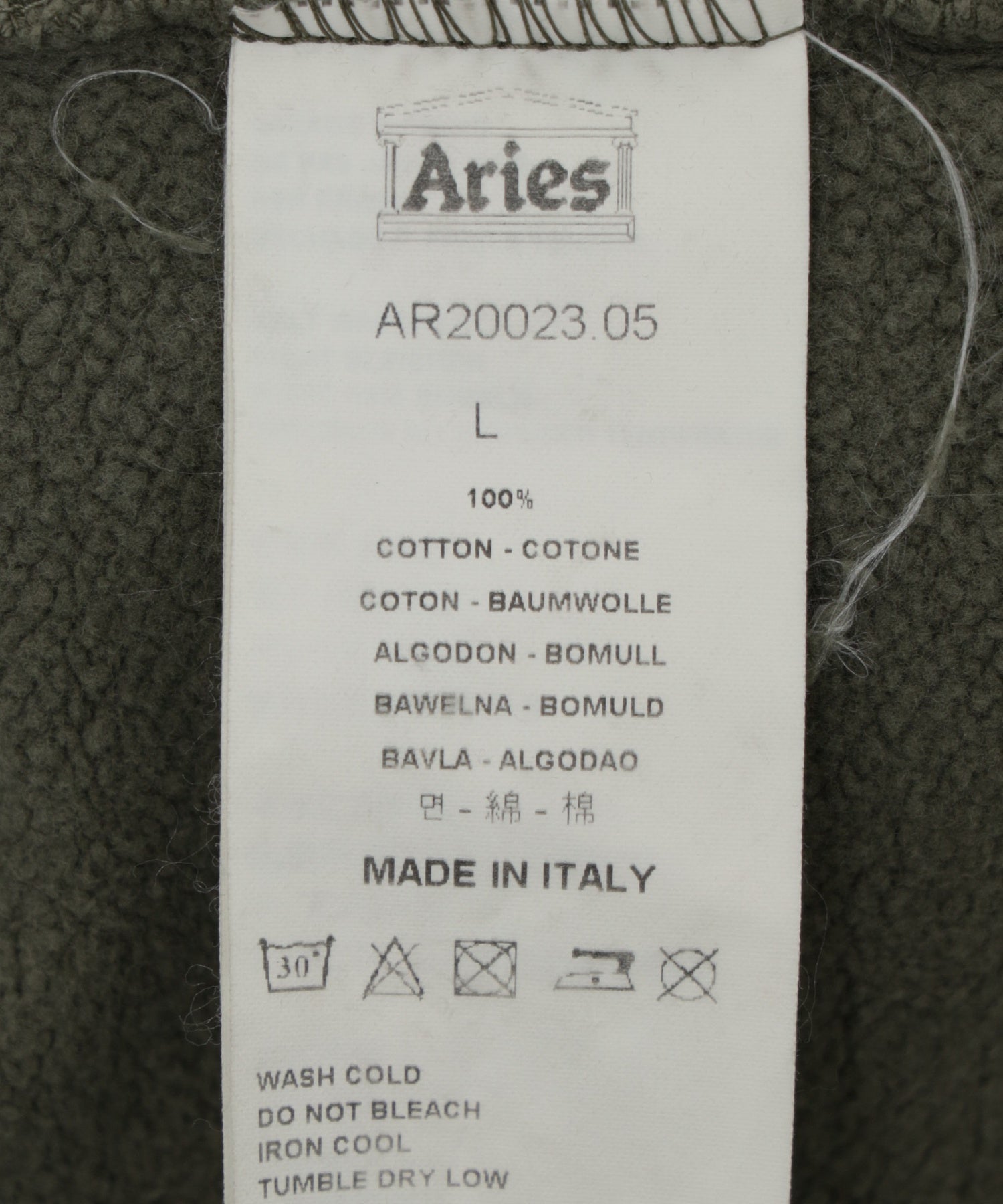 ARIES/アリーズ/Premium Aged Temple Hoodie AR20023.05