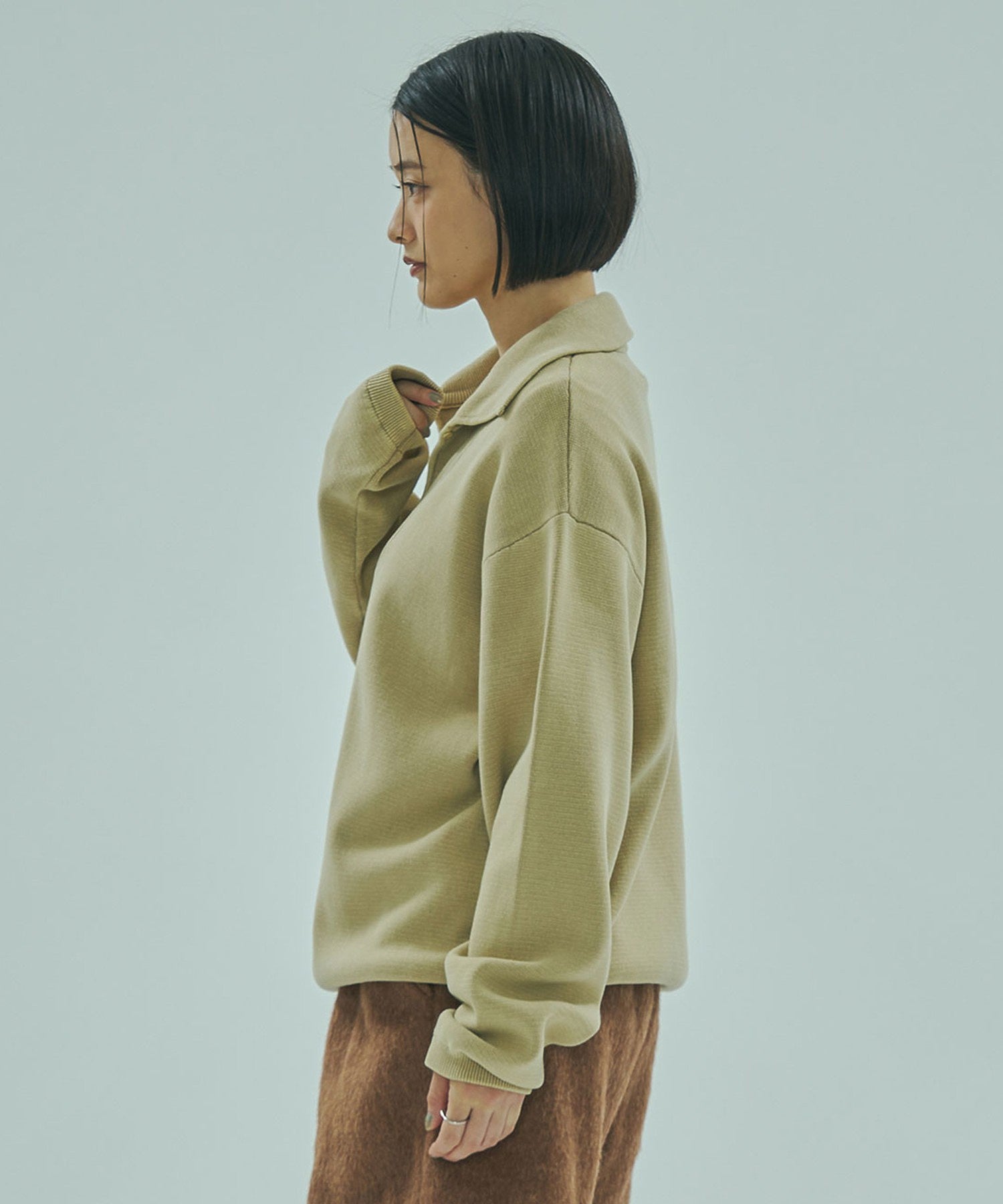 PIGMENT DYED KNIT TOP