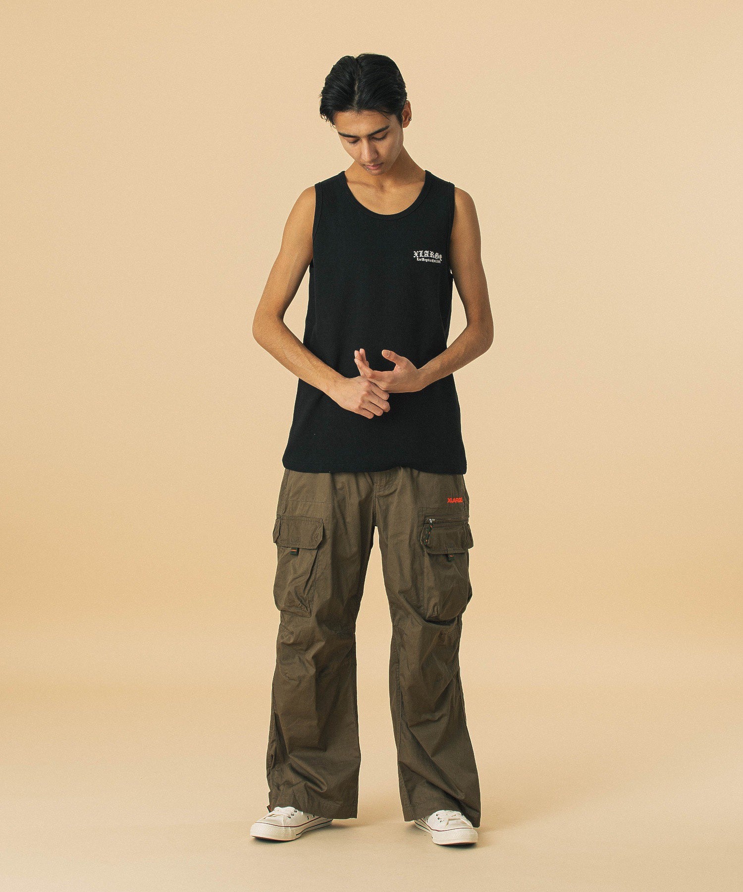 OLD ENGLISH WAFFLE TANK TOP