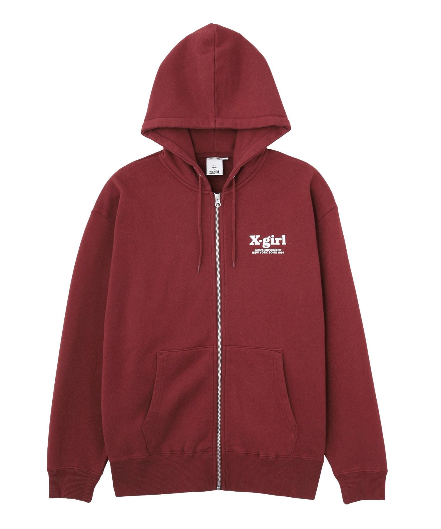 THREE LAYER LOGO ZIP UP SWEAT HOODIE