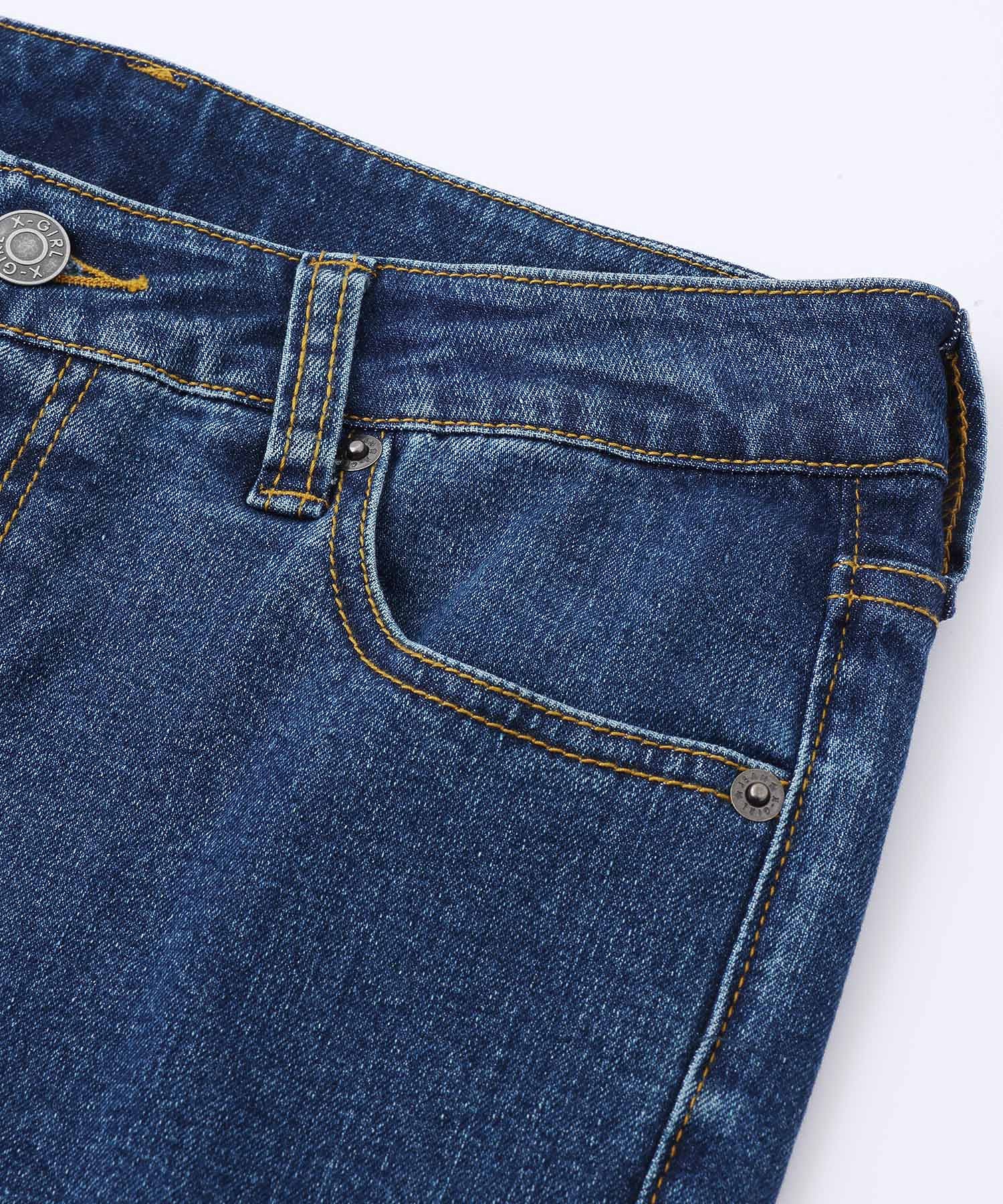 LOW RISE SKINNY STRAIGHT LEG PANTS X-girl