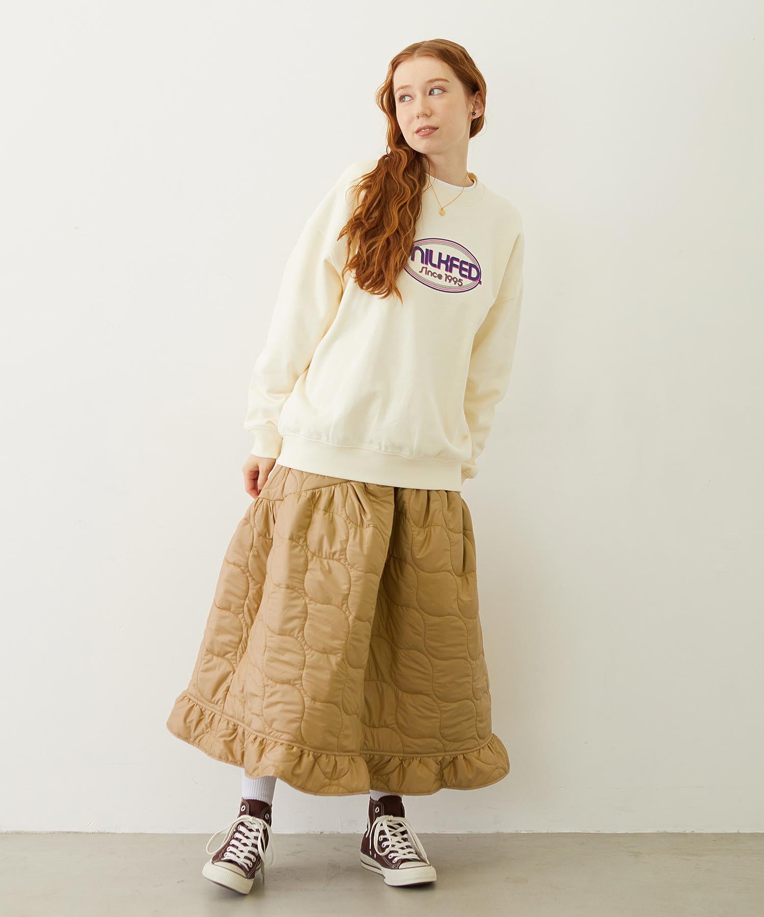 CIRCLE LOGO SWEAT TOP