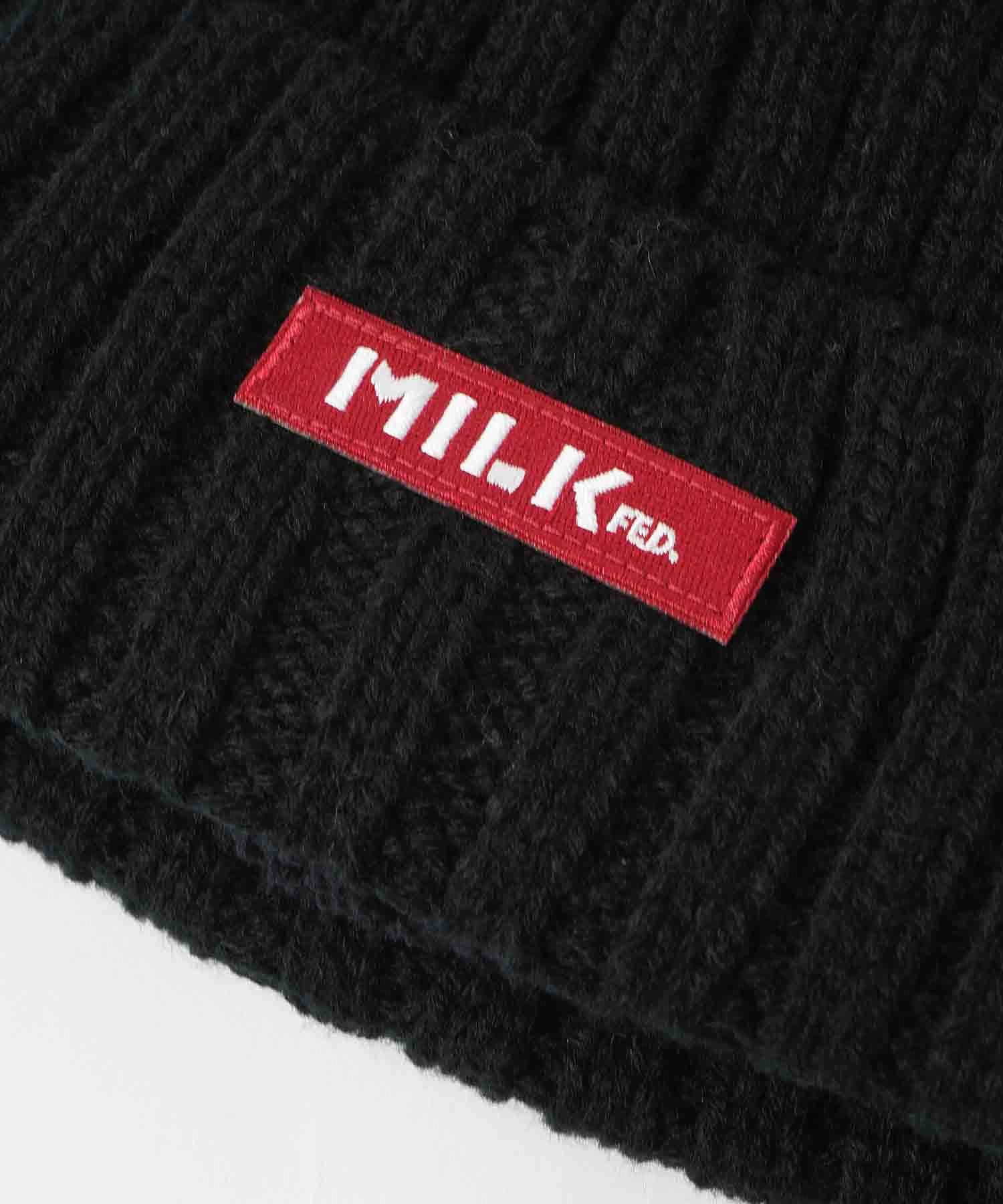 LOGO KNIT CAP MILKFED.