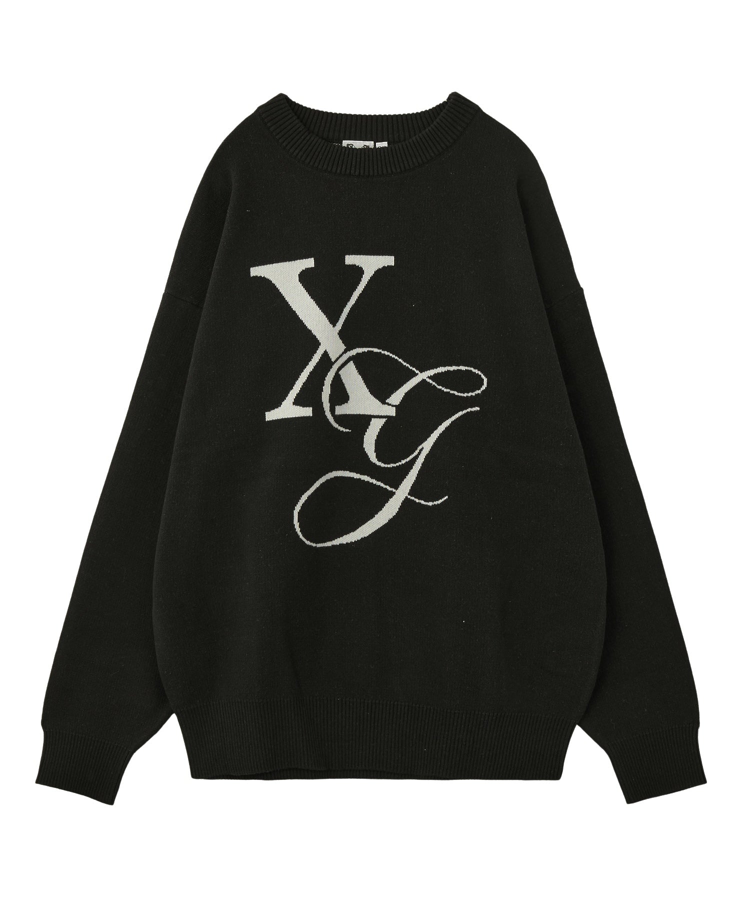 XG MONOGRAM LOGO JACQUARD KNIT TOP