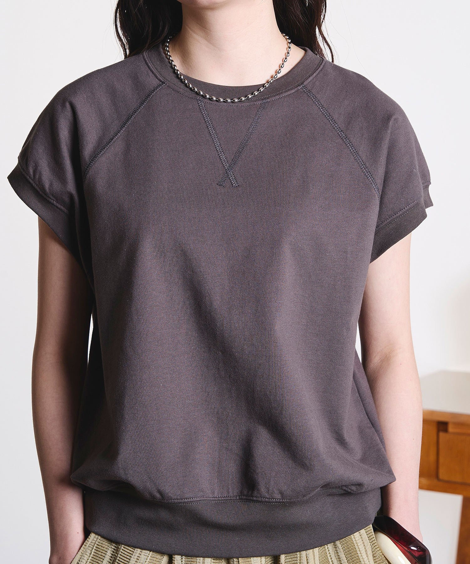 CAP SLEEVE SWEAT