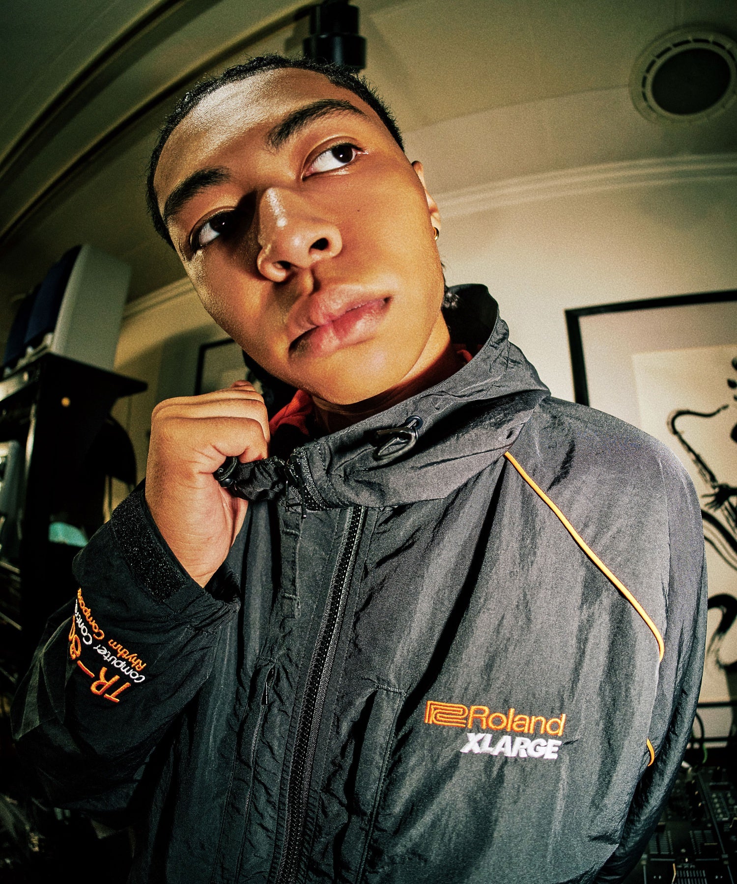XLARGE×ROLAND PIPING HOODED JACKET