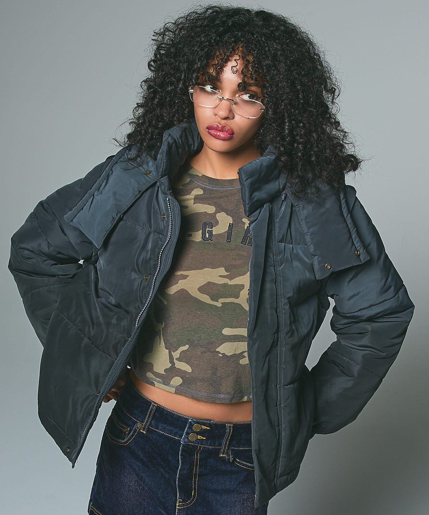 FADED 2WAY PADDED JACKET
