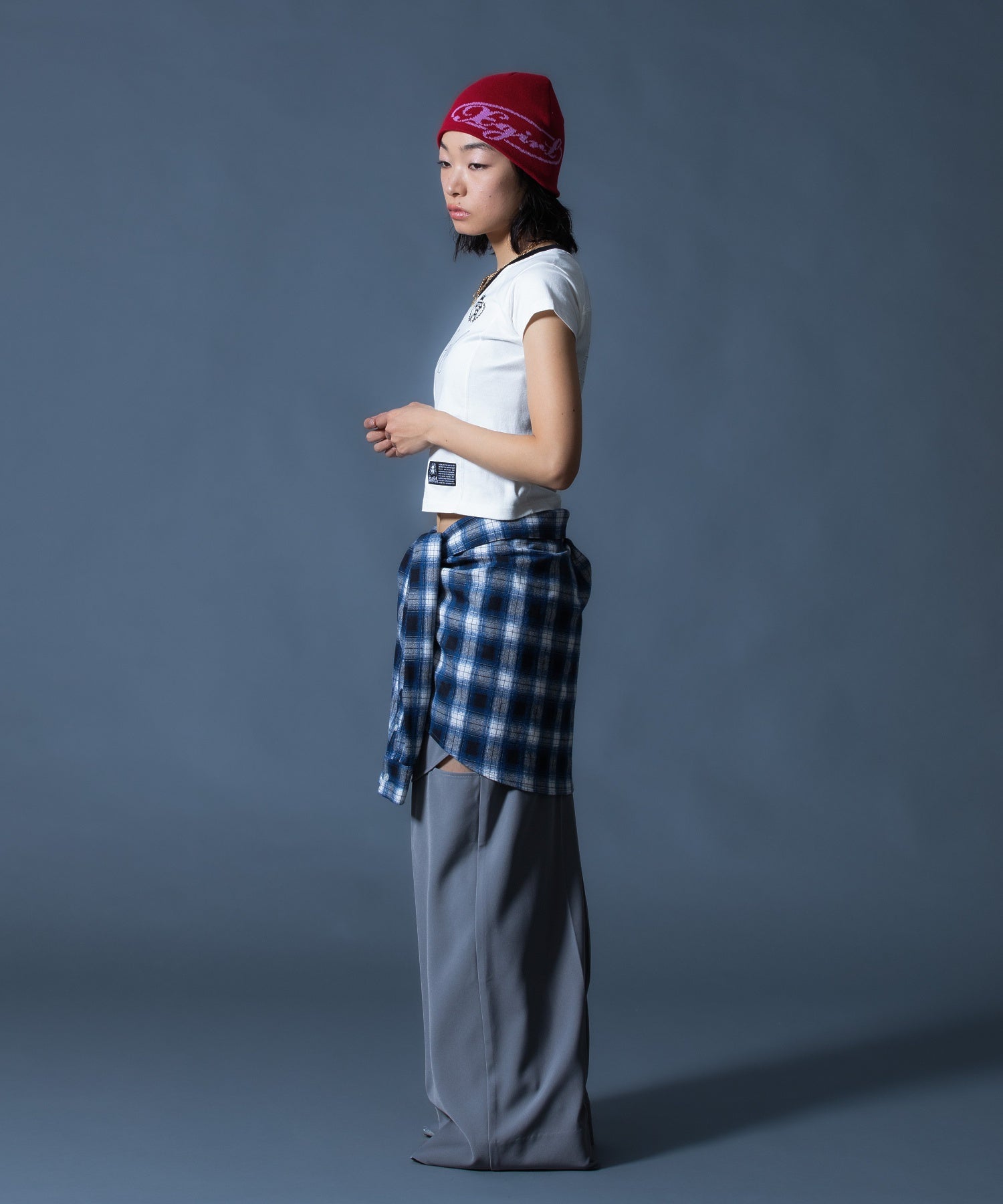 STUDDED NUMBER S/S BABY TEE