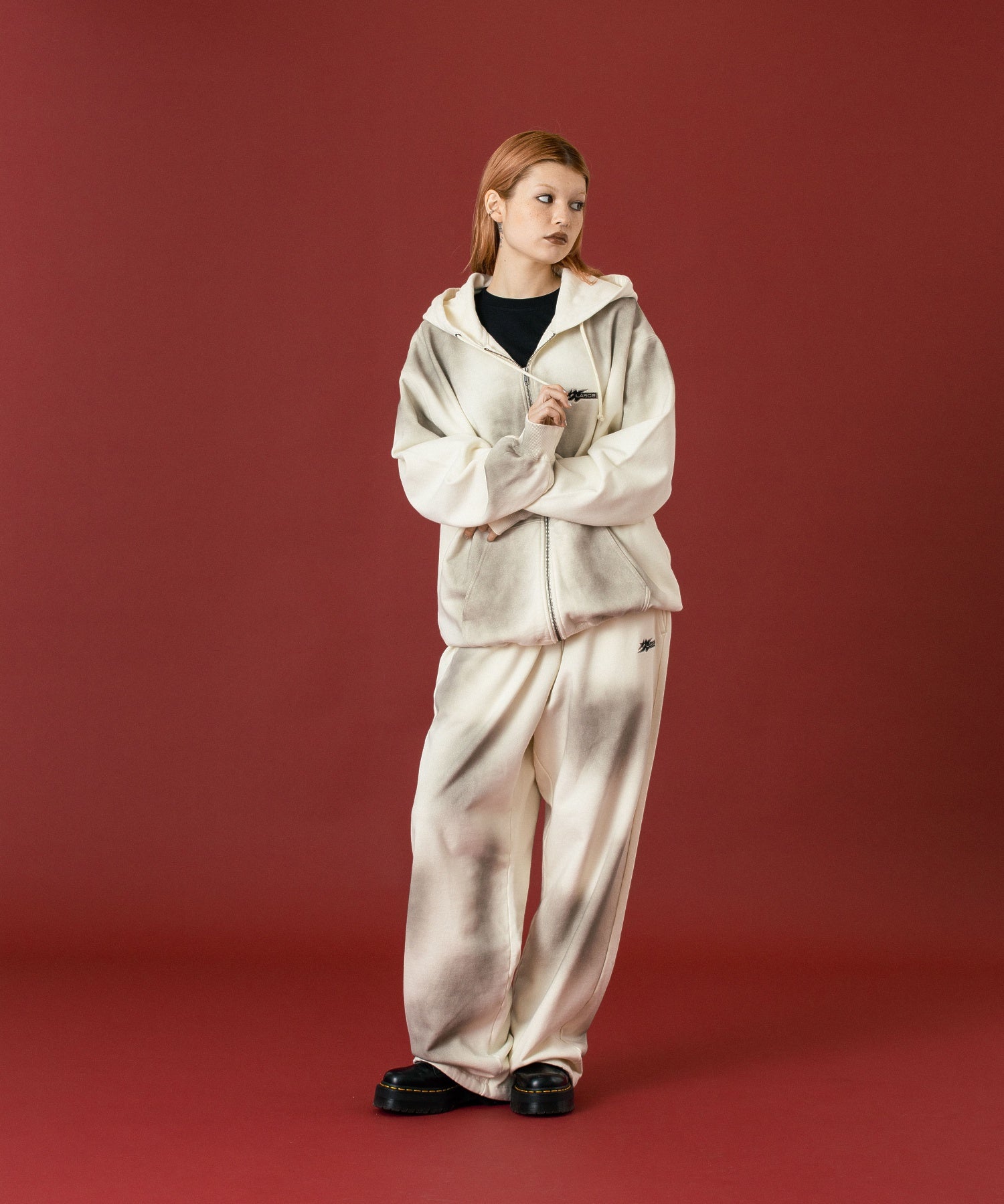 SPRAY DYED SWEAT PANTS