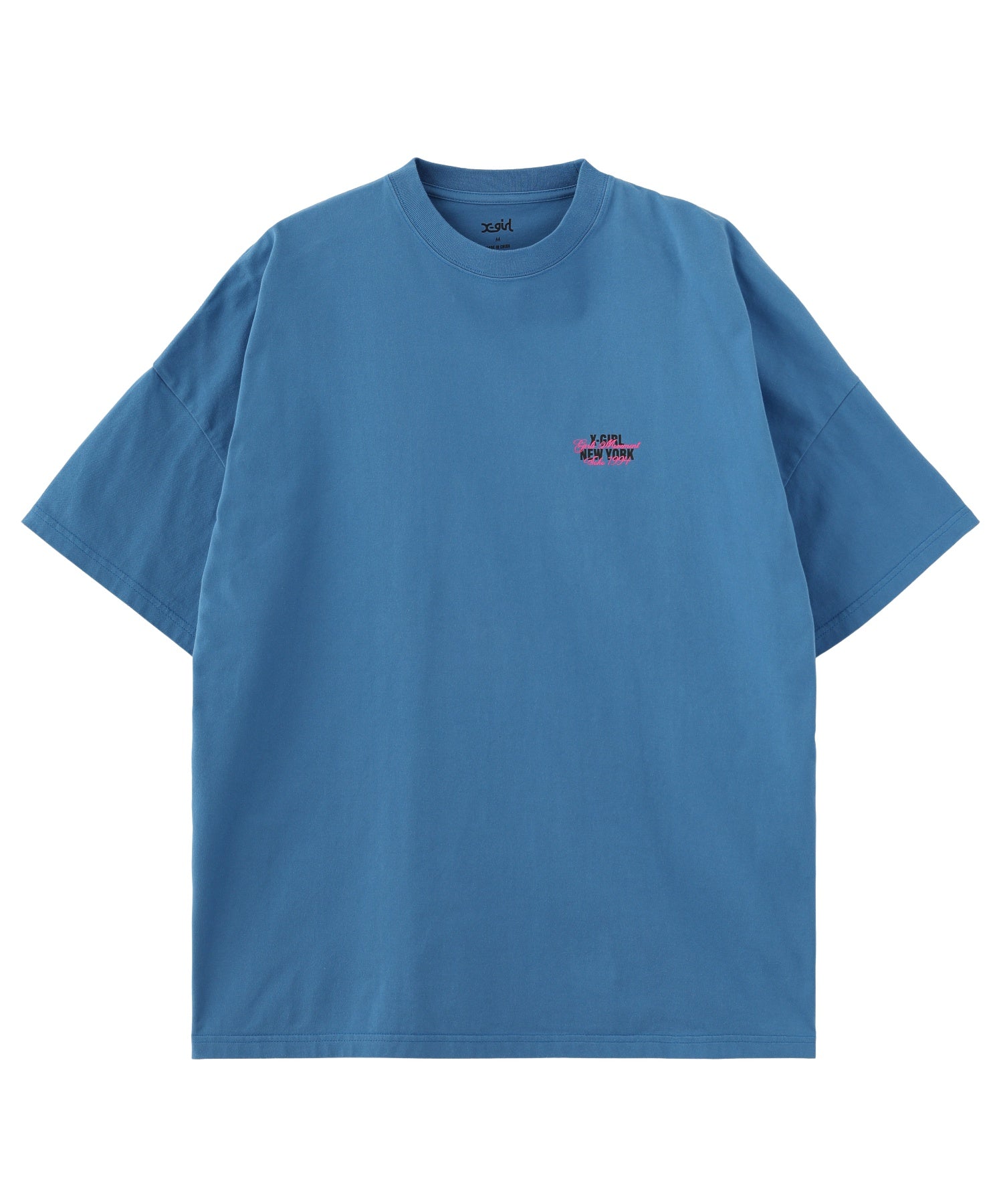 FACE AND SCRIPT MIX LOGO S/S BIG TEE DRESS