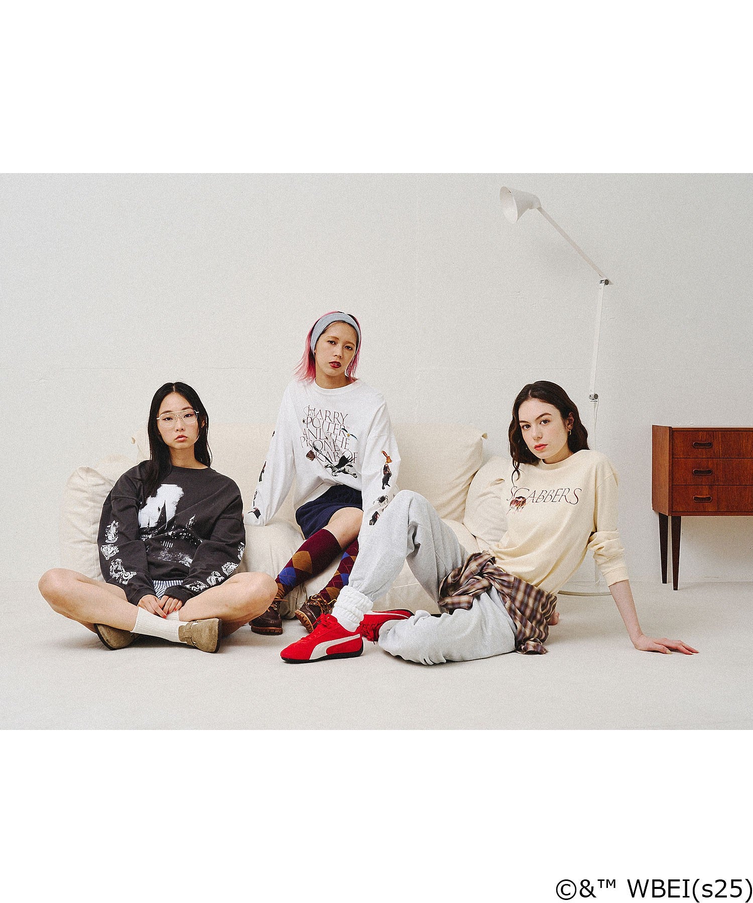 【Sサイズのみ期間限定受注生産】COLSUN/HOGWARTS SCHOOL L/S TEE