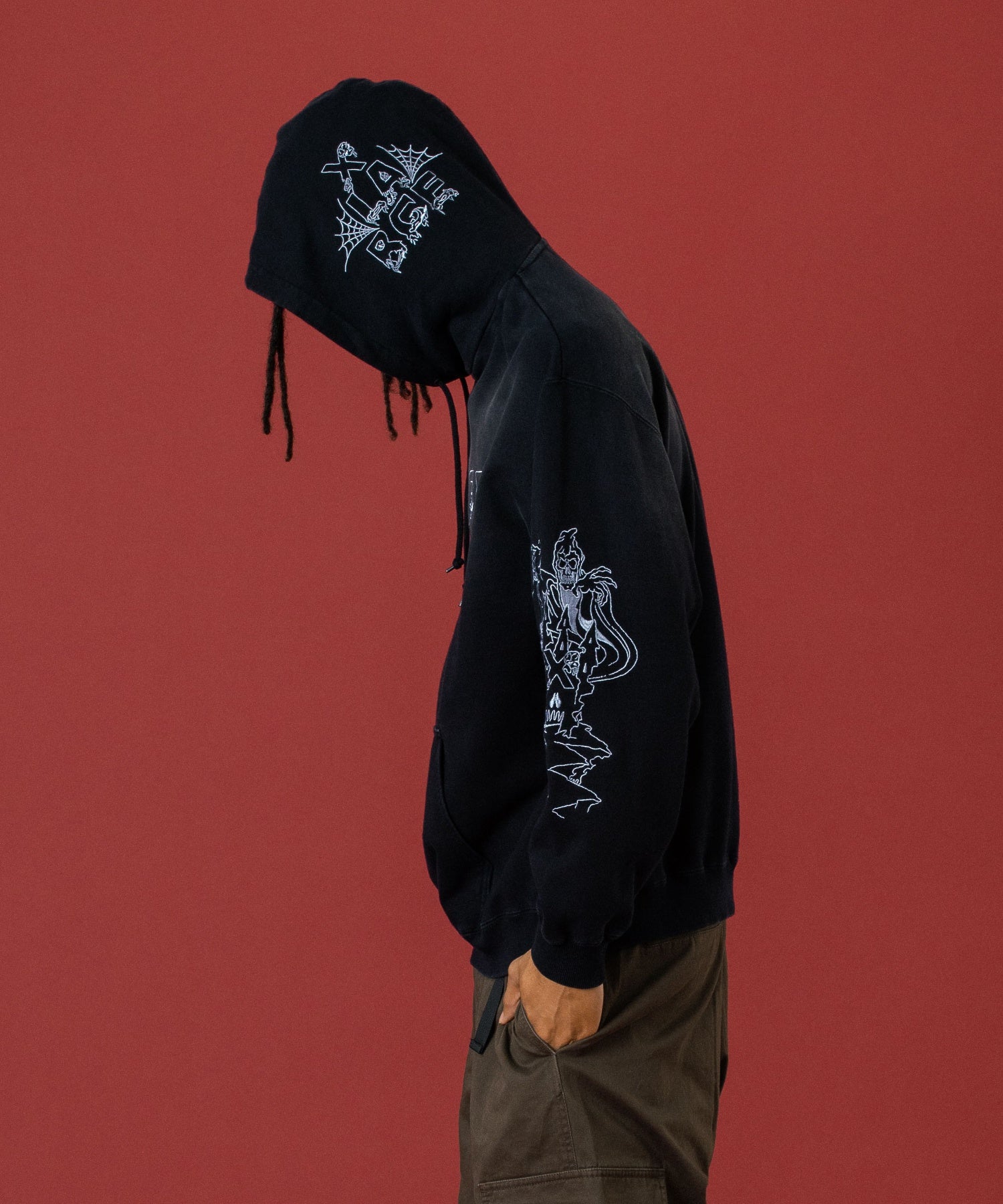 CREEPY MANSION HOODED SWEATSHIRT