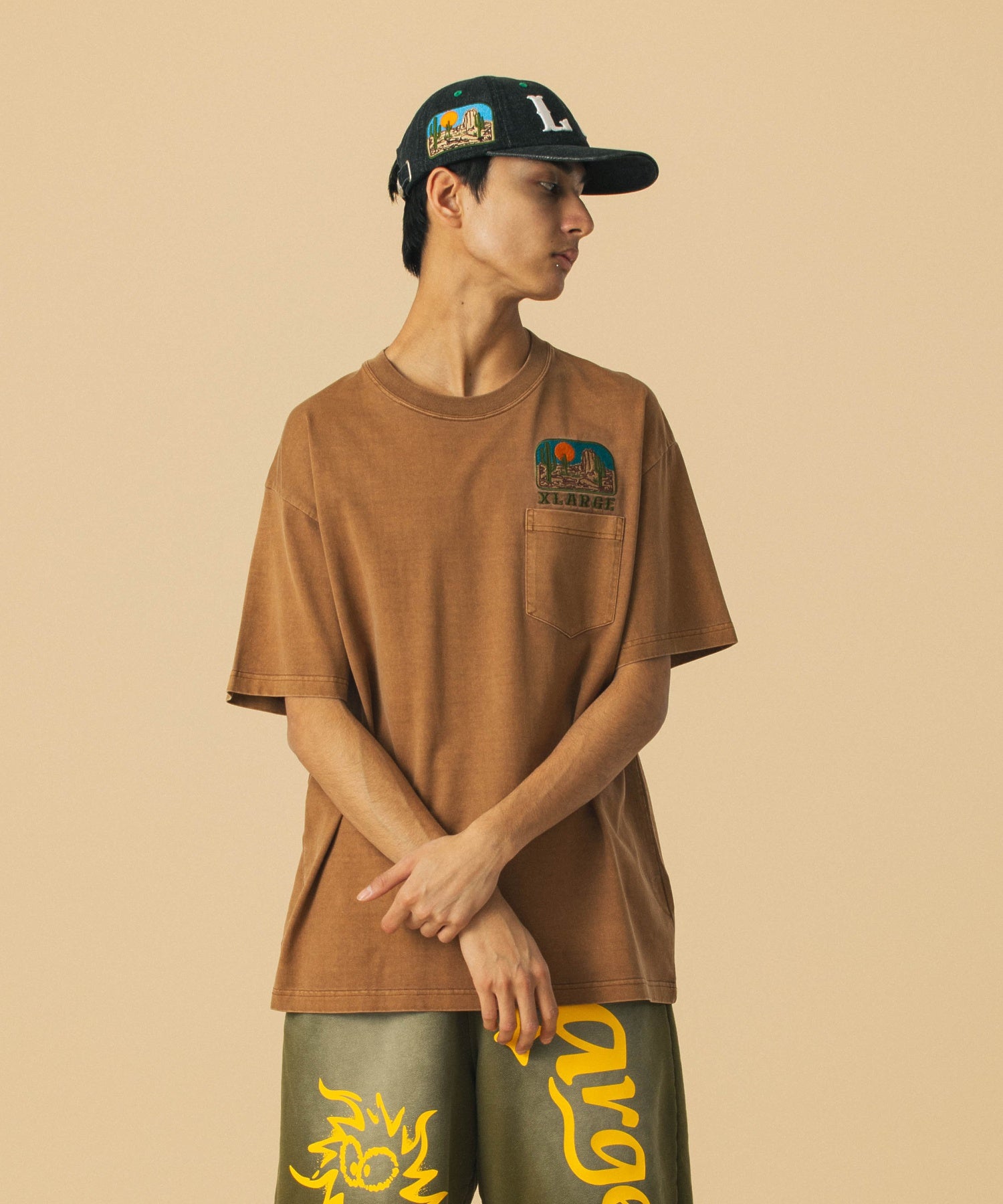 OVERDYED DESERT S/S POCKET TEE