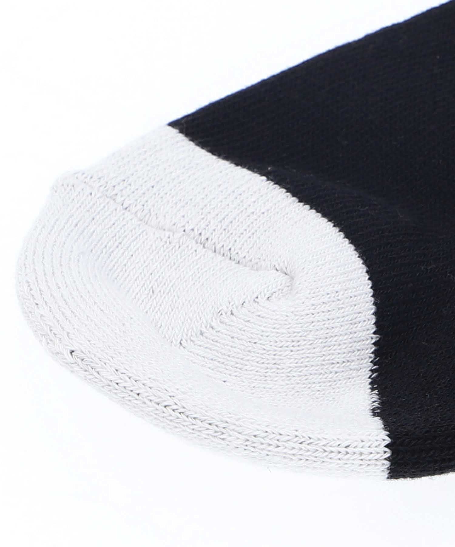 BROKEN OVAL LOGO RIB SOCKS X-girl