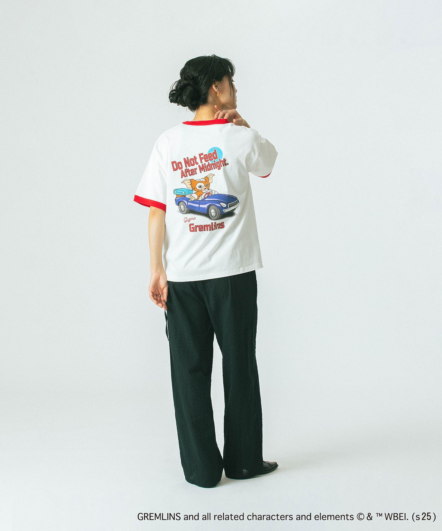 【WEB・一部店舗限定/ROSE BUD LIMITED】GREMLINS RINGER S/S TEE