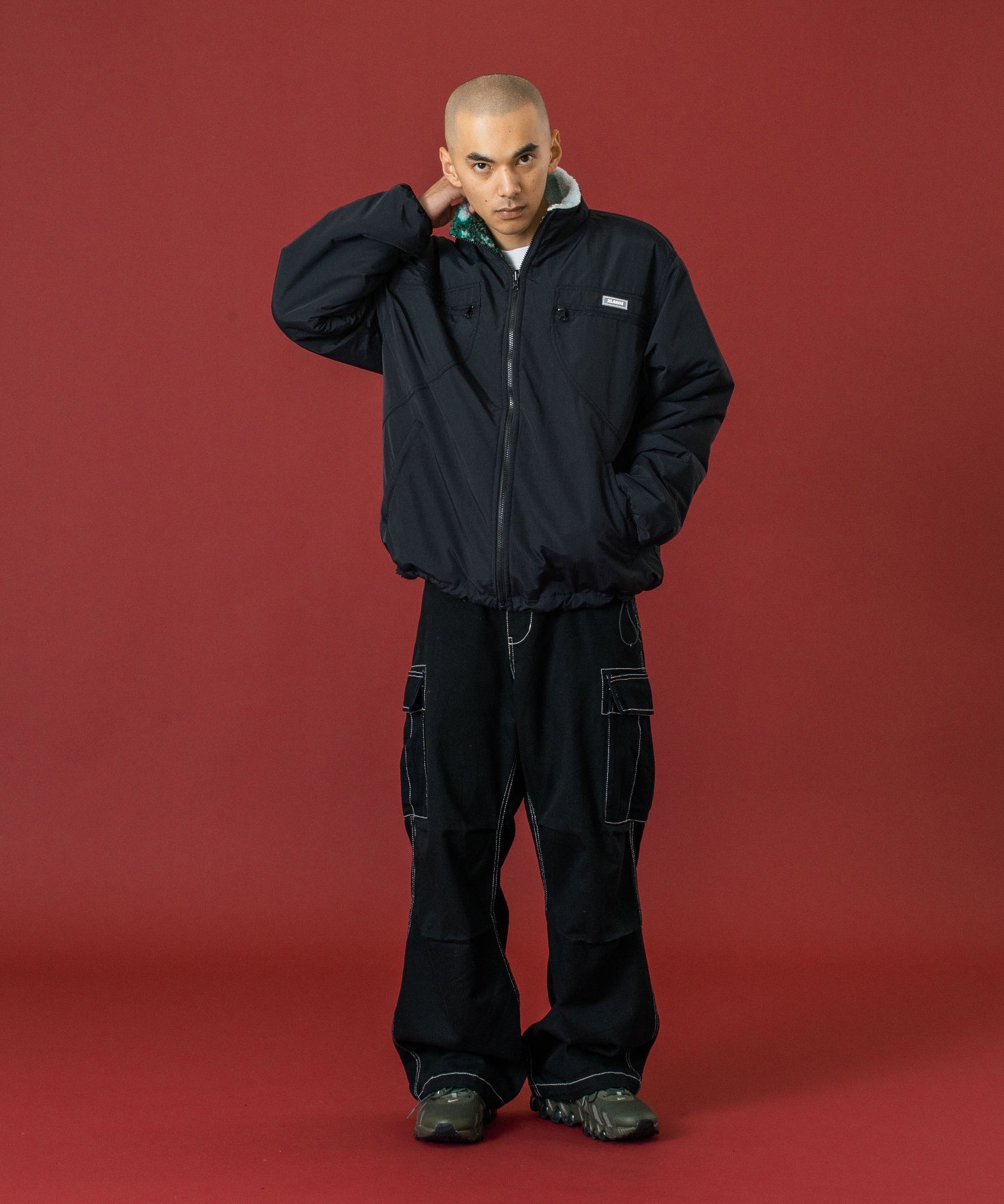 REVERSIBLE NYLON JACKET