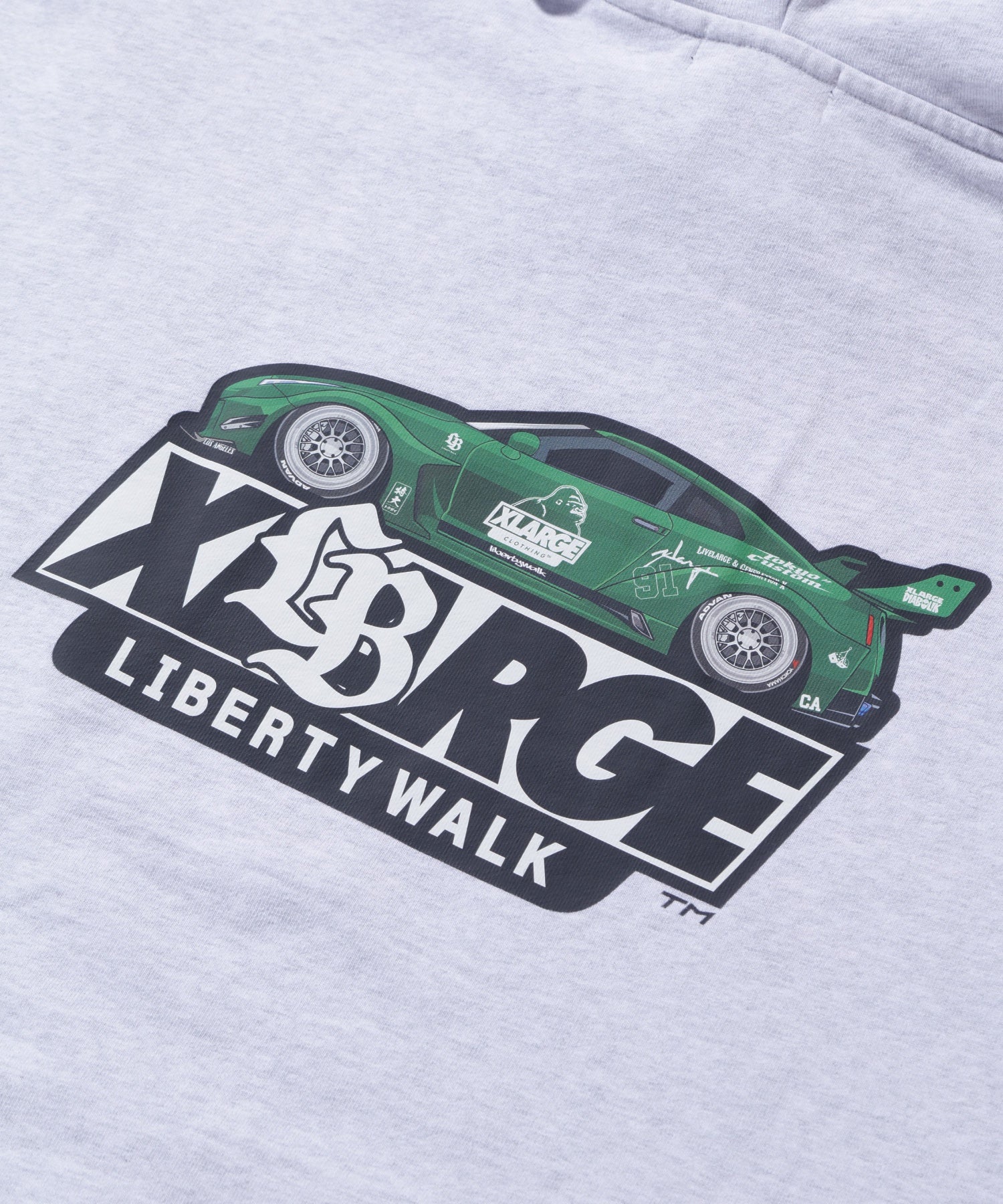 XLARGE×LIBERTY WALK HOODED SWEATSHIRTS