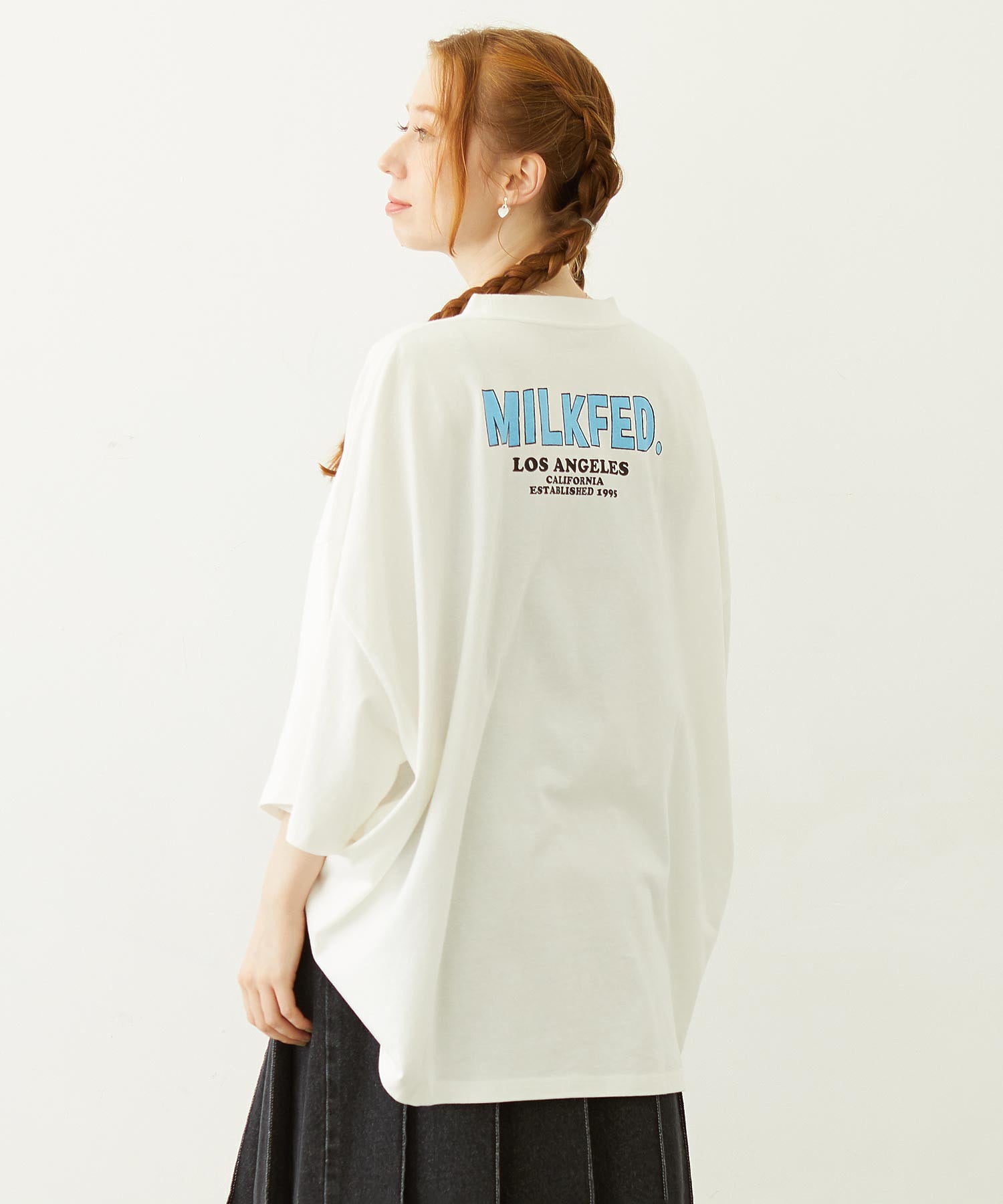 MILKFED. × PEANUTS JOE COOL BIG S/S TEE