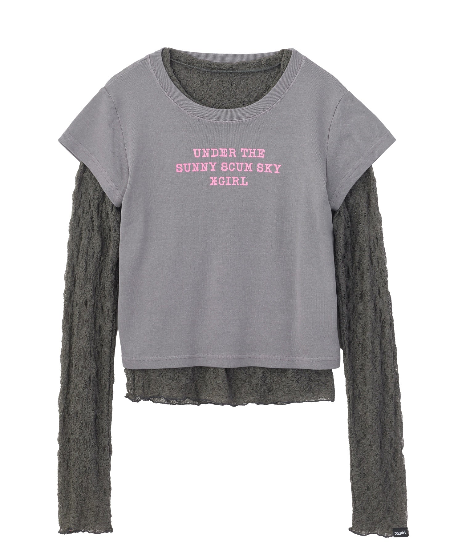 FADED 2P SET LAYERED TOP