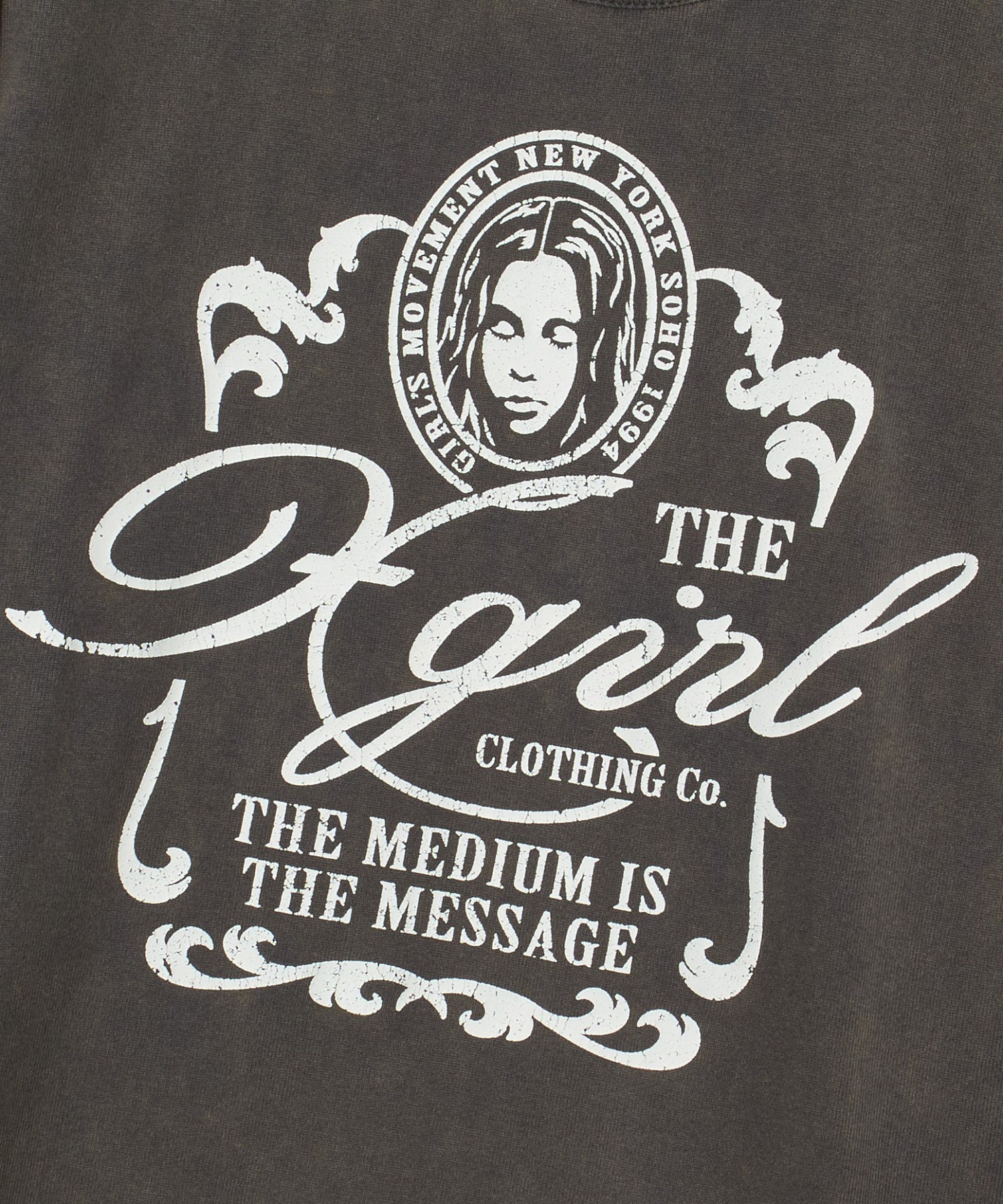 FADED VICTORIAN FACE S/S BABY TEE