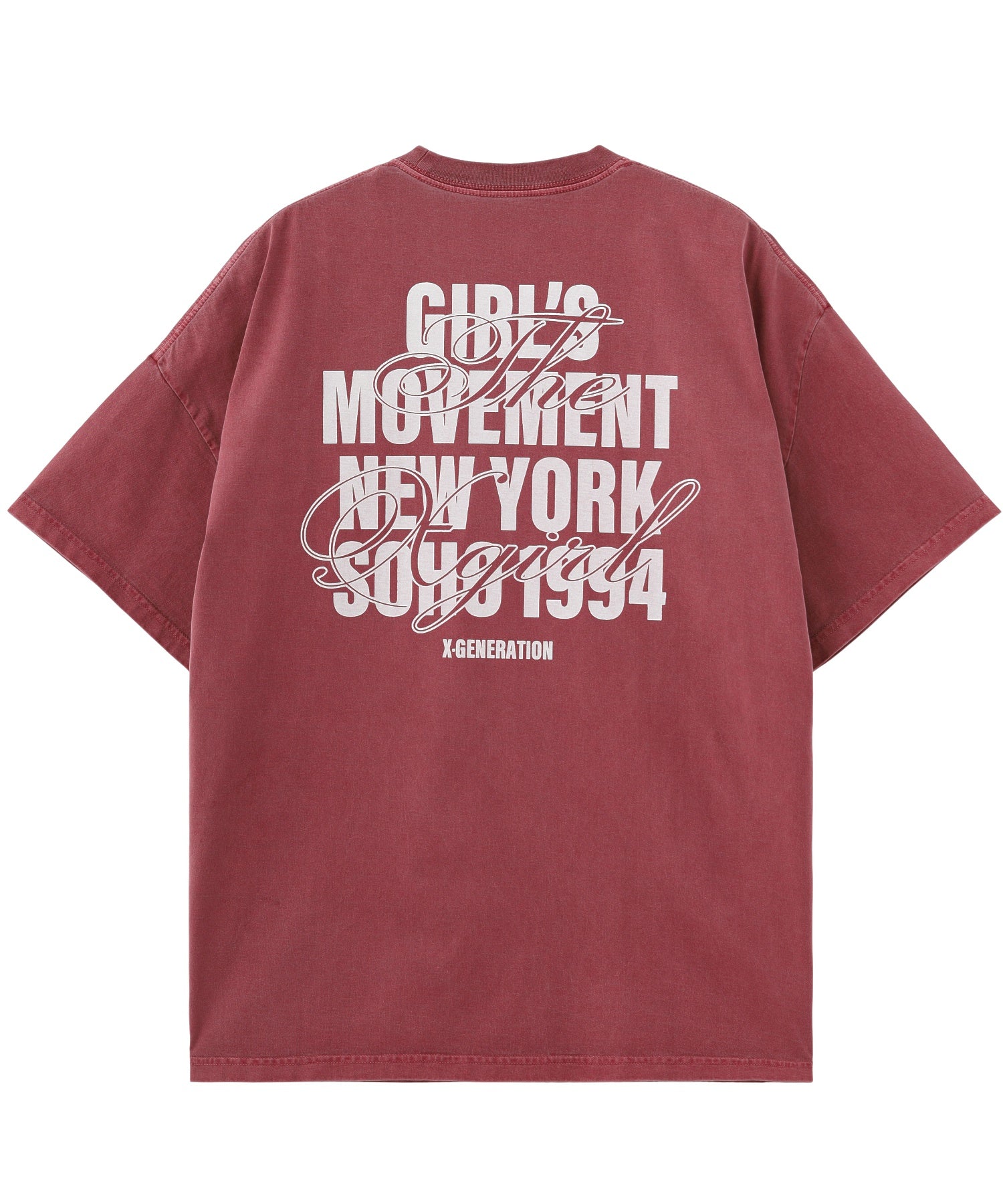 FADED MIX FONT LOGO S/S BIG TEE DRESS