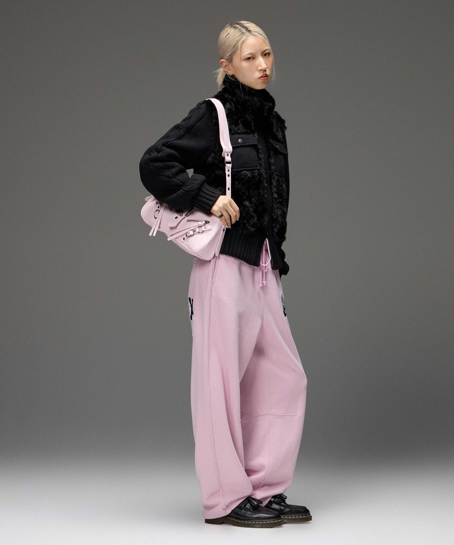 X-girl PATCHES SWEATPANTS