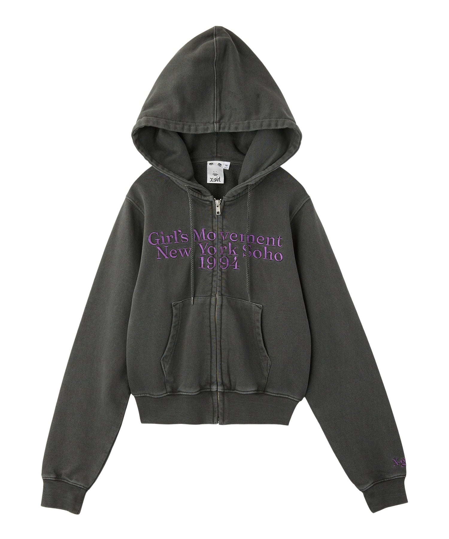 COLOR SCHEME COMPACT ZIP UP HOODIE