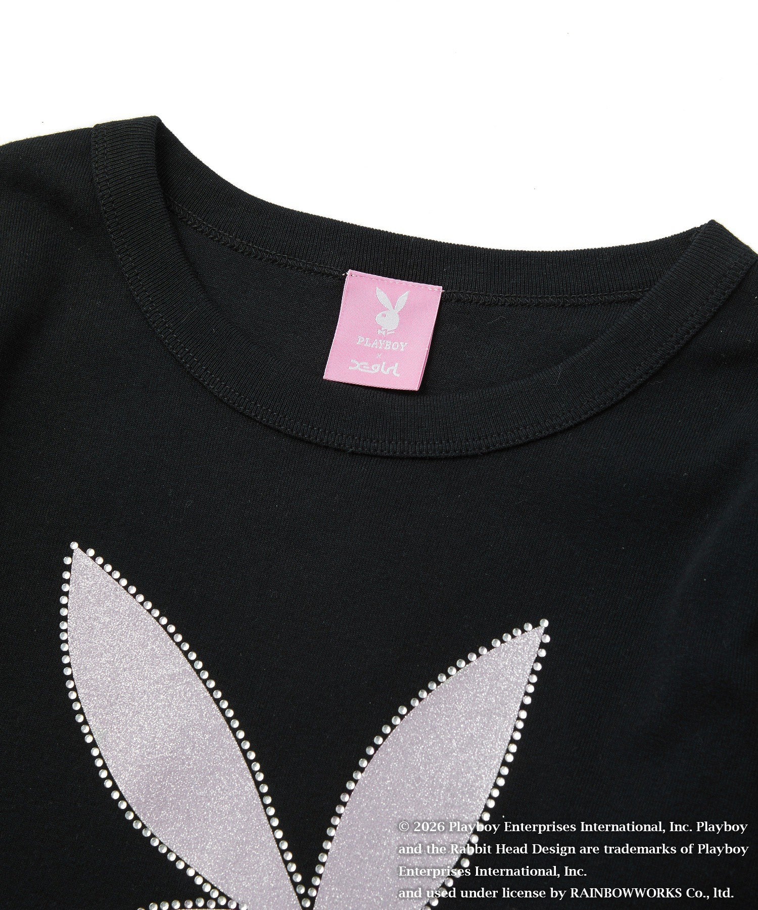 PLAYBOY × X-girl L/S BABY TEE