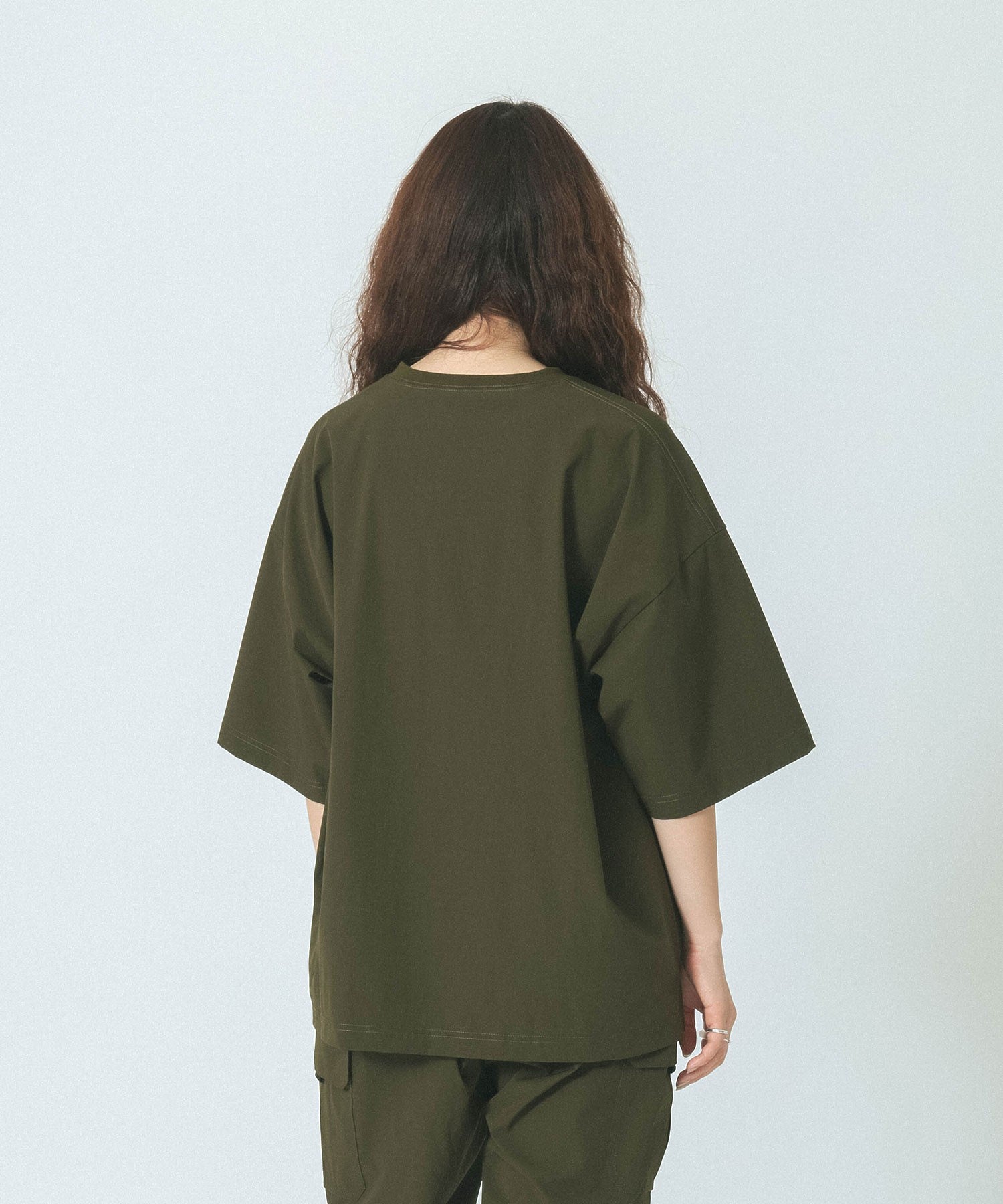 THOUSAND MILE×GENE HEAVENS/SHORT SLEEVE  POCKET TOP & CARGO TAPERED PANTS SET UP