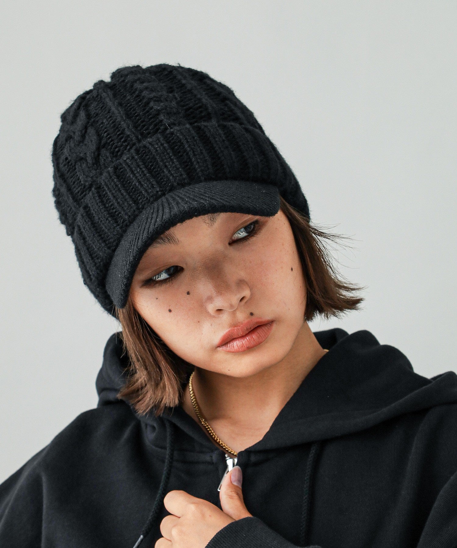 KNIT CASQUETTE