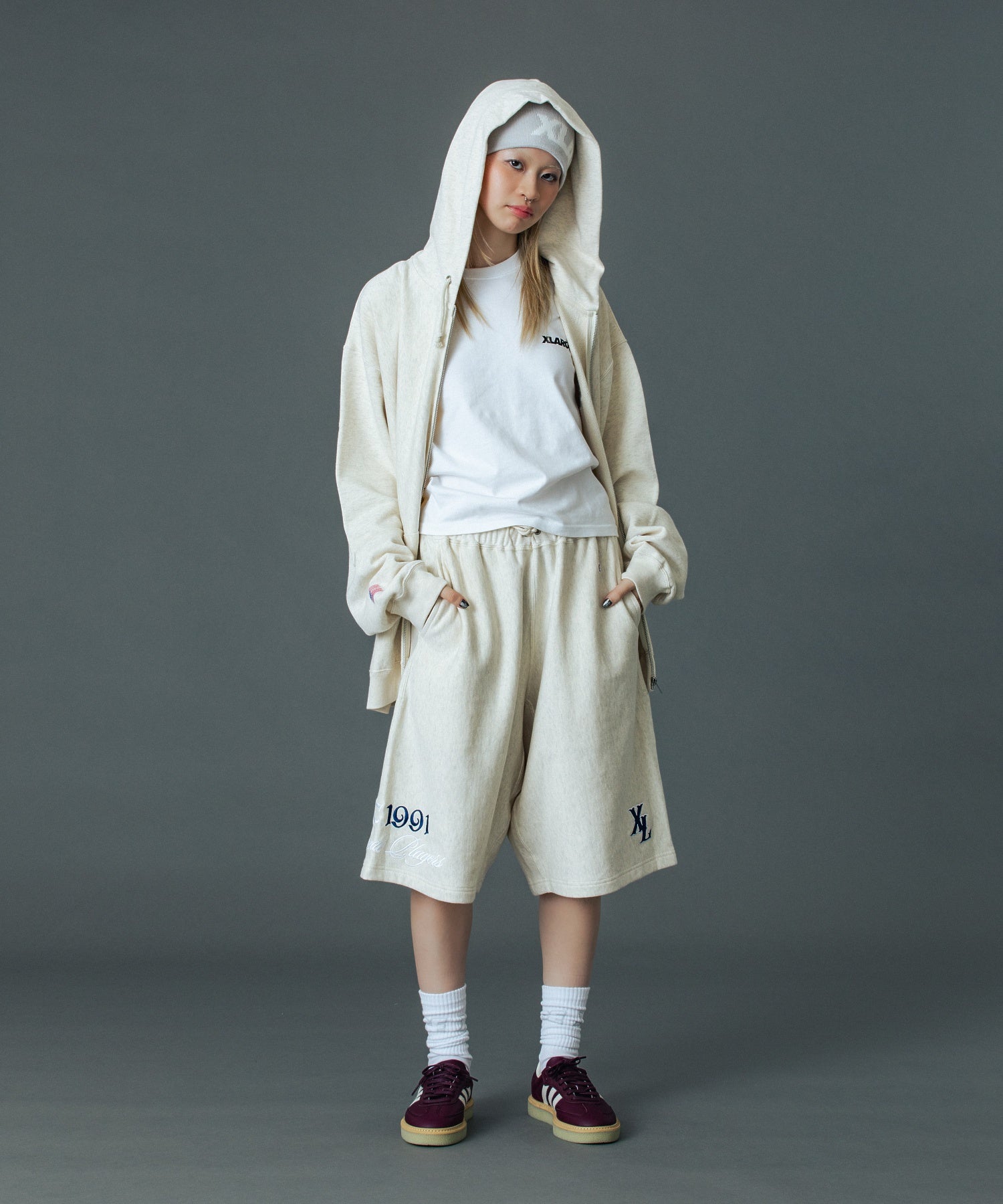 MODEL 身長167cm / 着用サイズ：Lサイズ