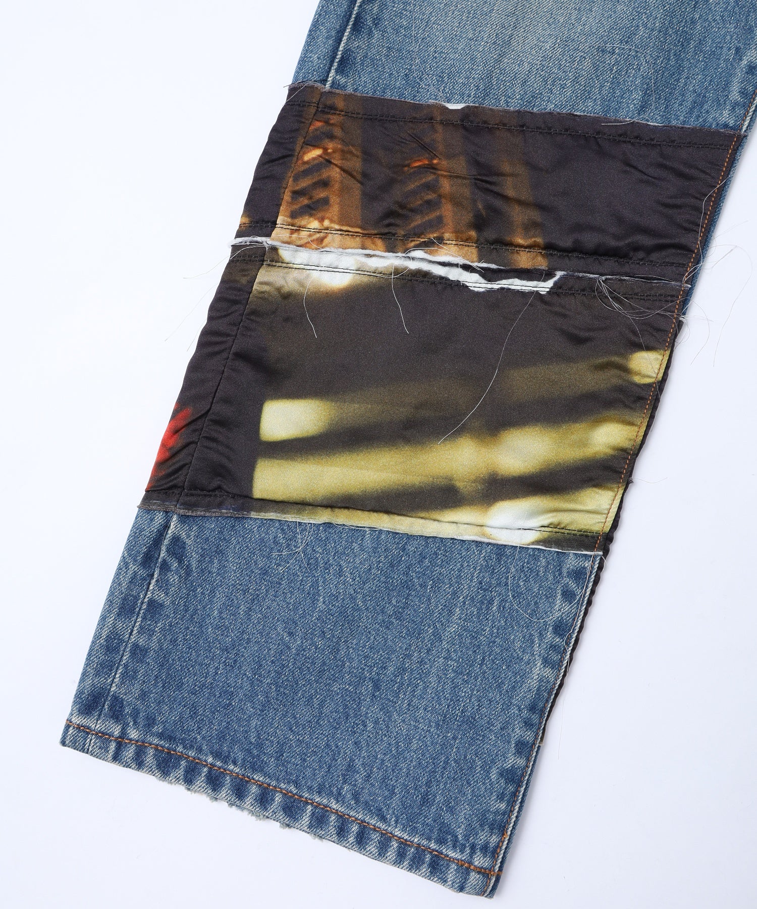 SEMOH/セモー/Test Print Denim Pants Lui Araki SA16-8-02