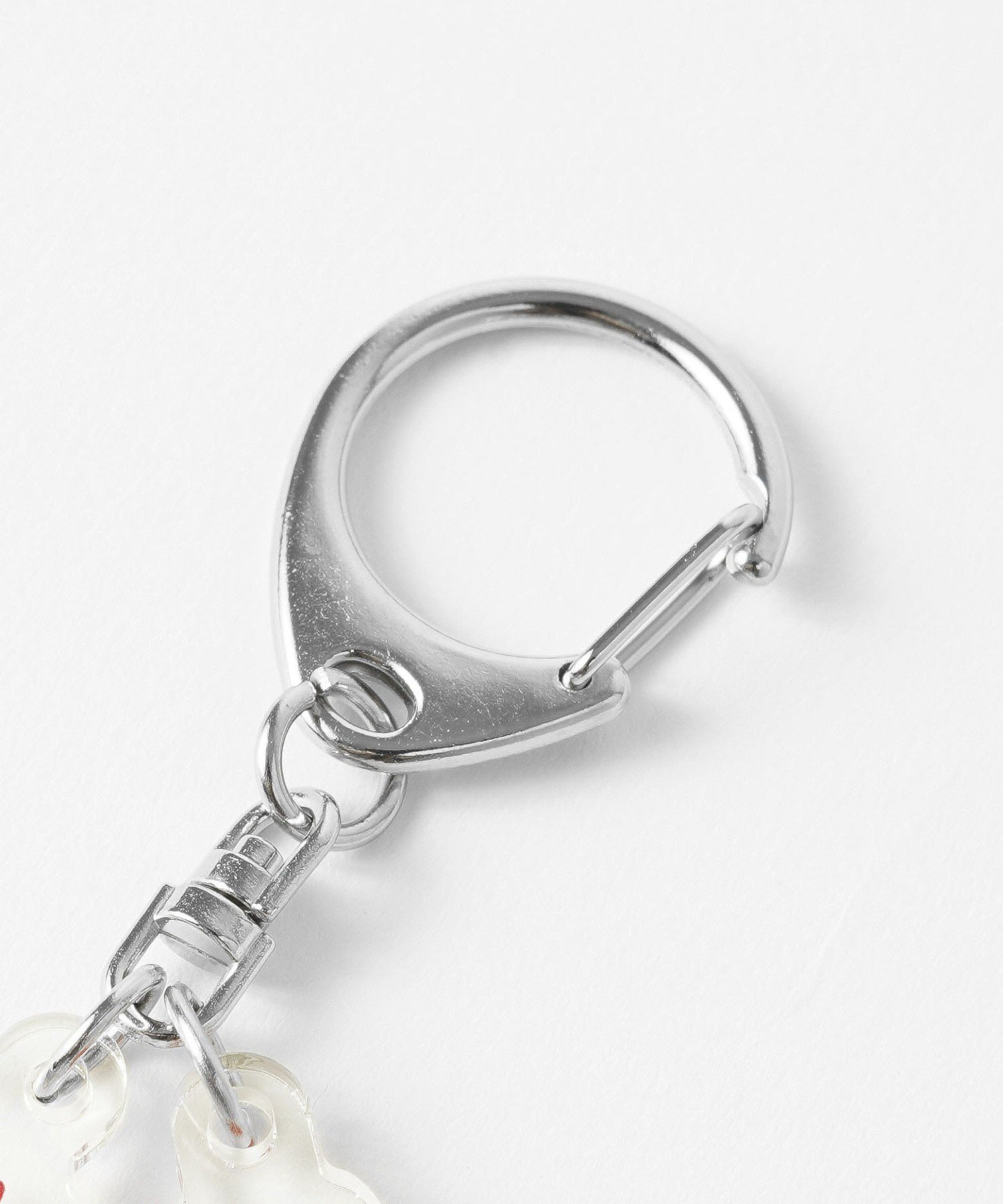 MILKFED. x PEANUTS LOGO KEYCHAIN