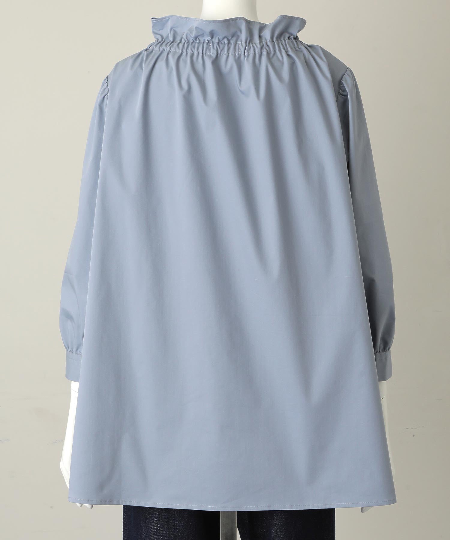 GATHERED NECK SMOCK BLOUSE MILKFED.