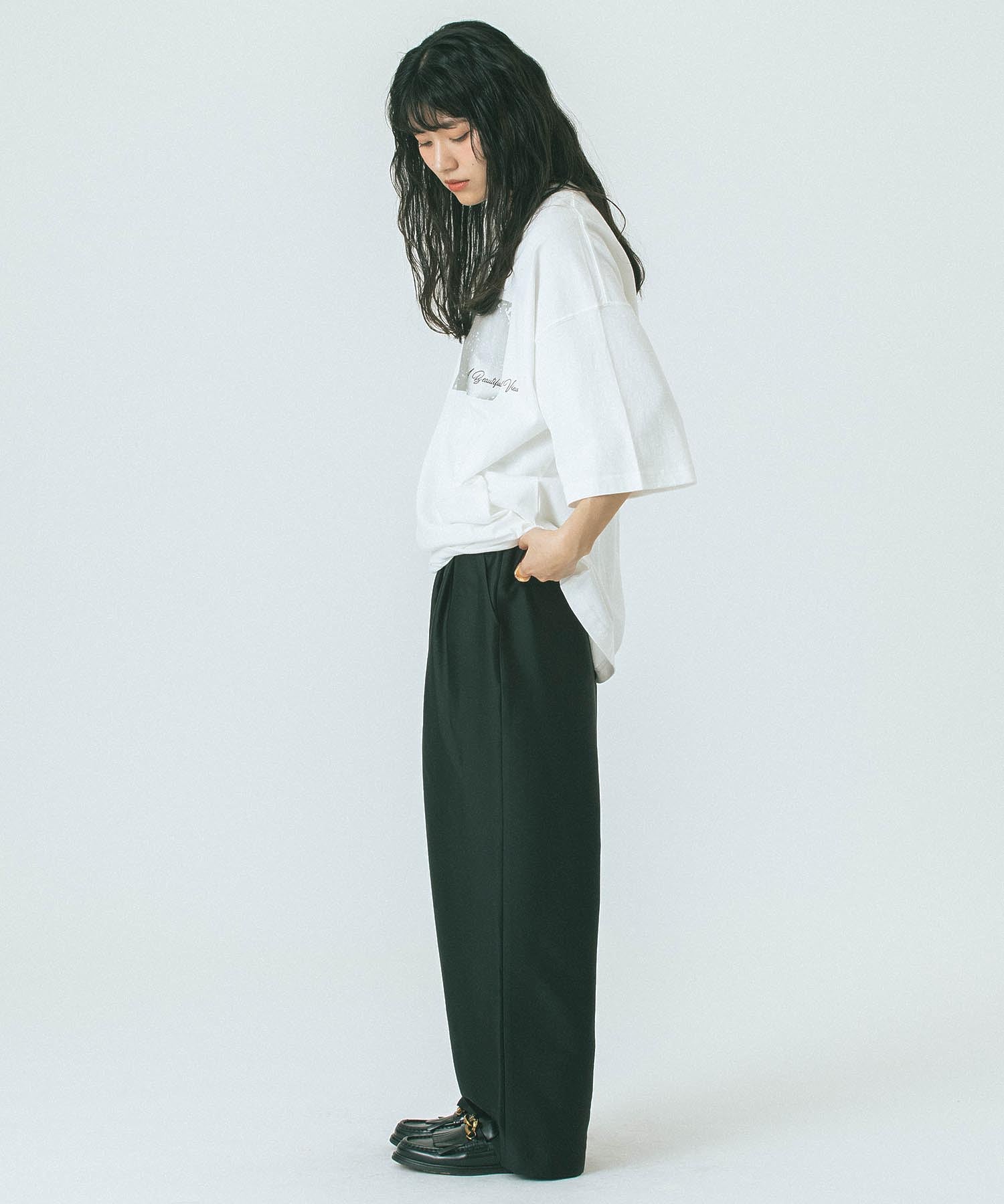 model:167cm 着用サイズ:ONE SIZE