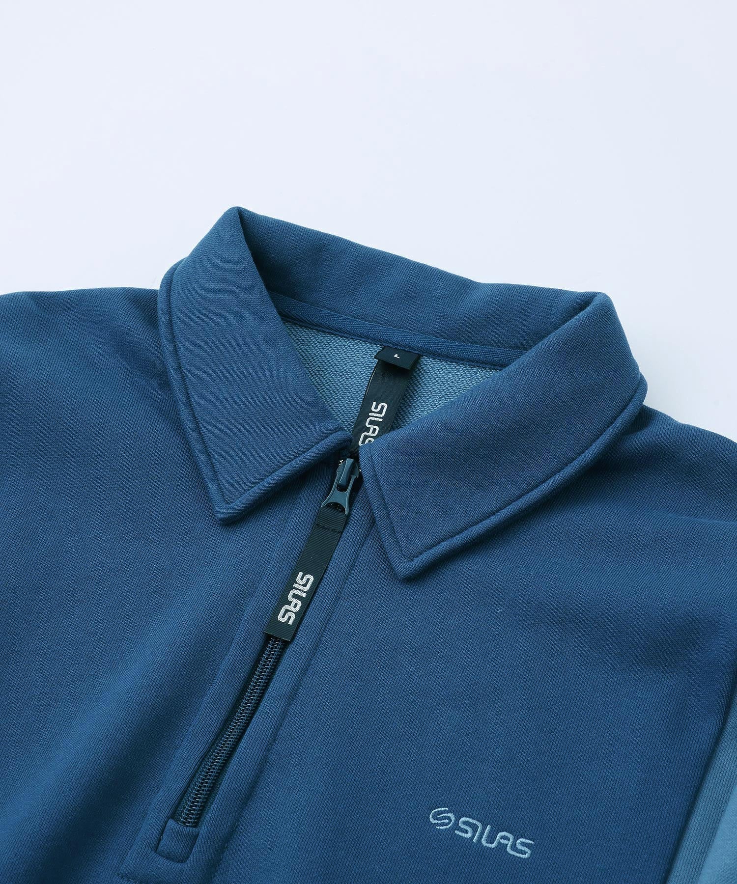 PANELED HALF ZIP SWEAT PULLOVER SILAS