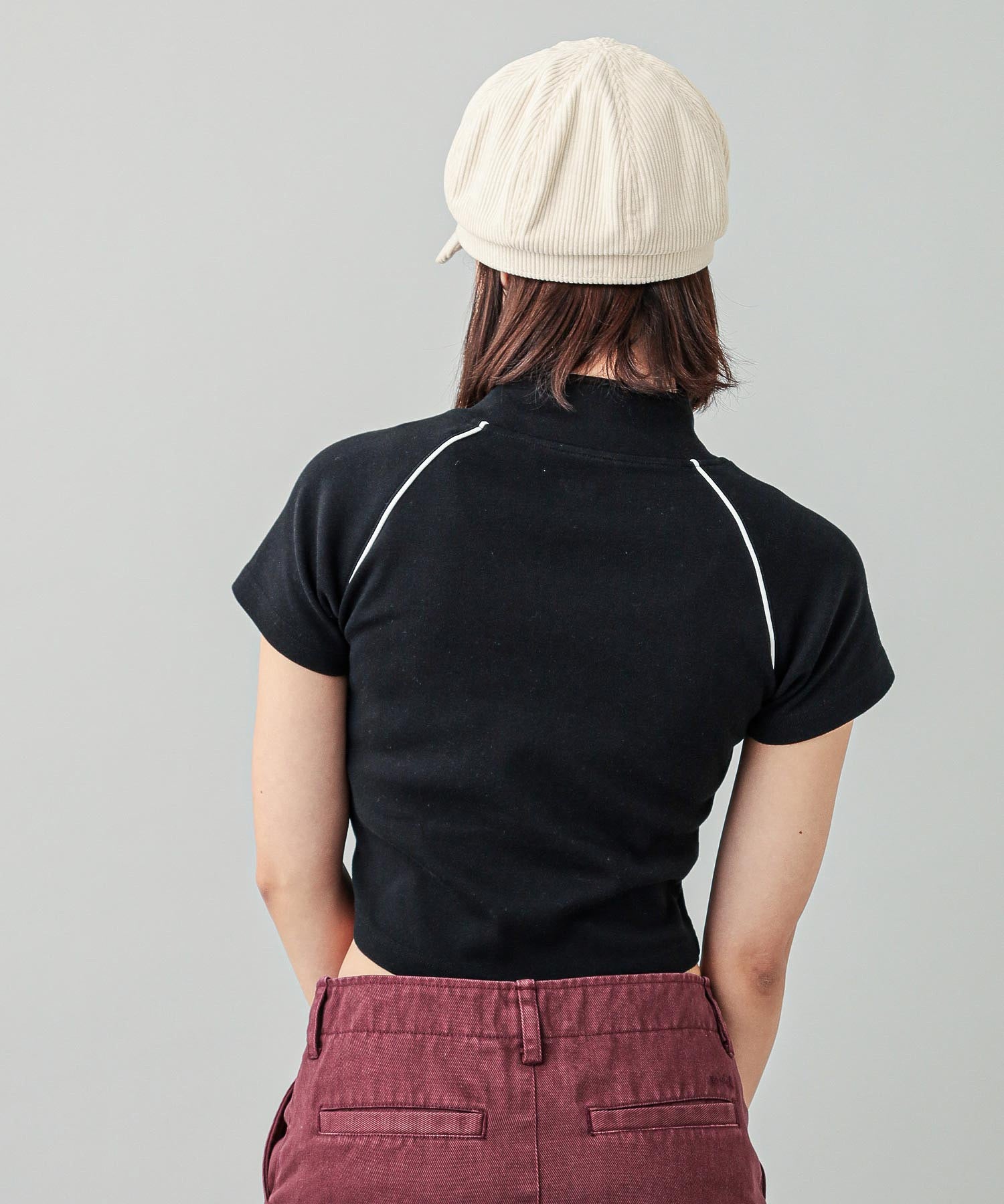 RACING ZIP UP TOP