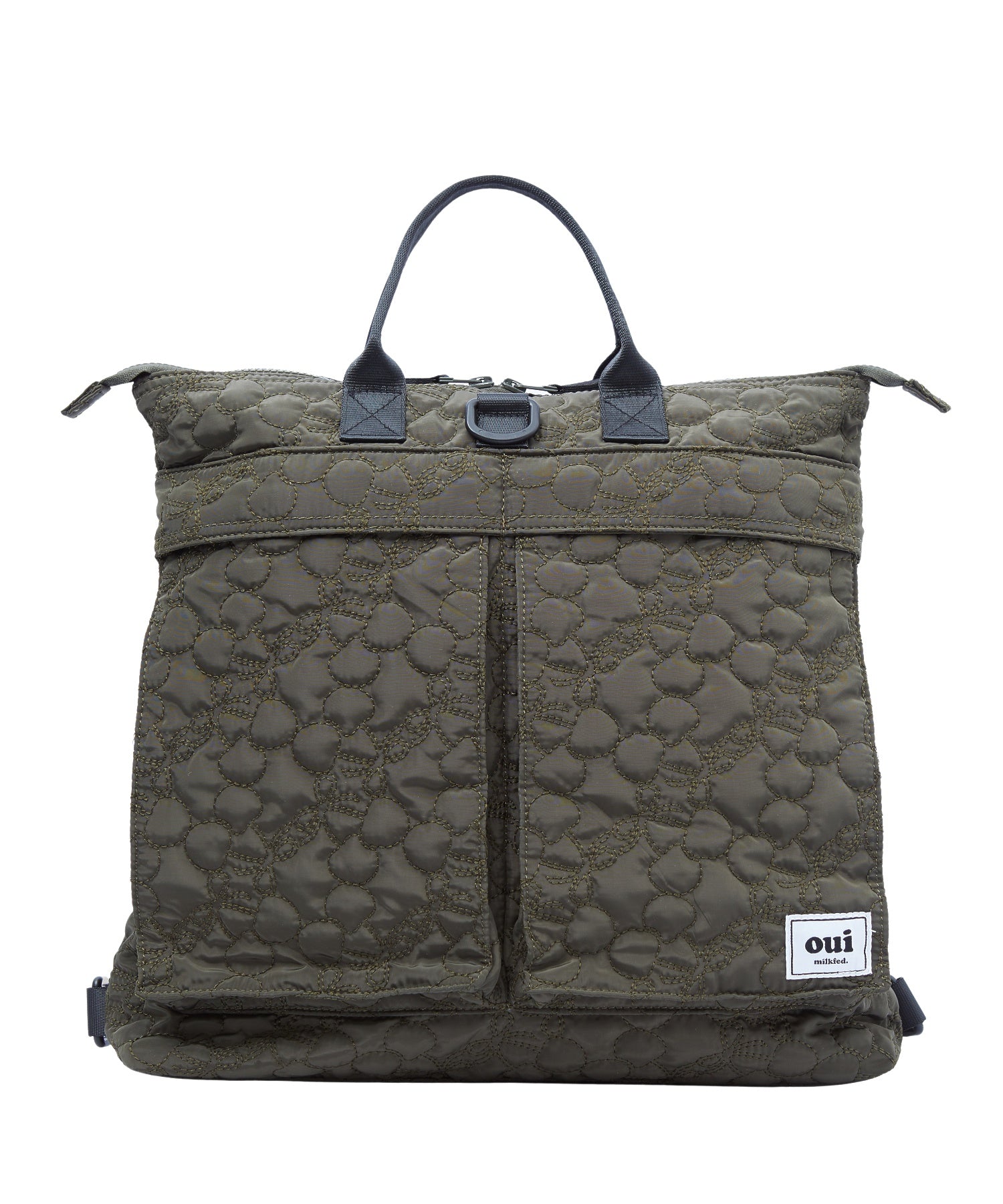 CHERRY QUILTED HELMET BAG