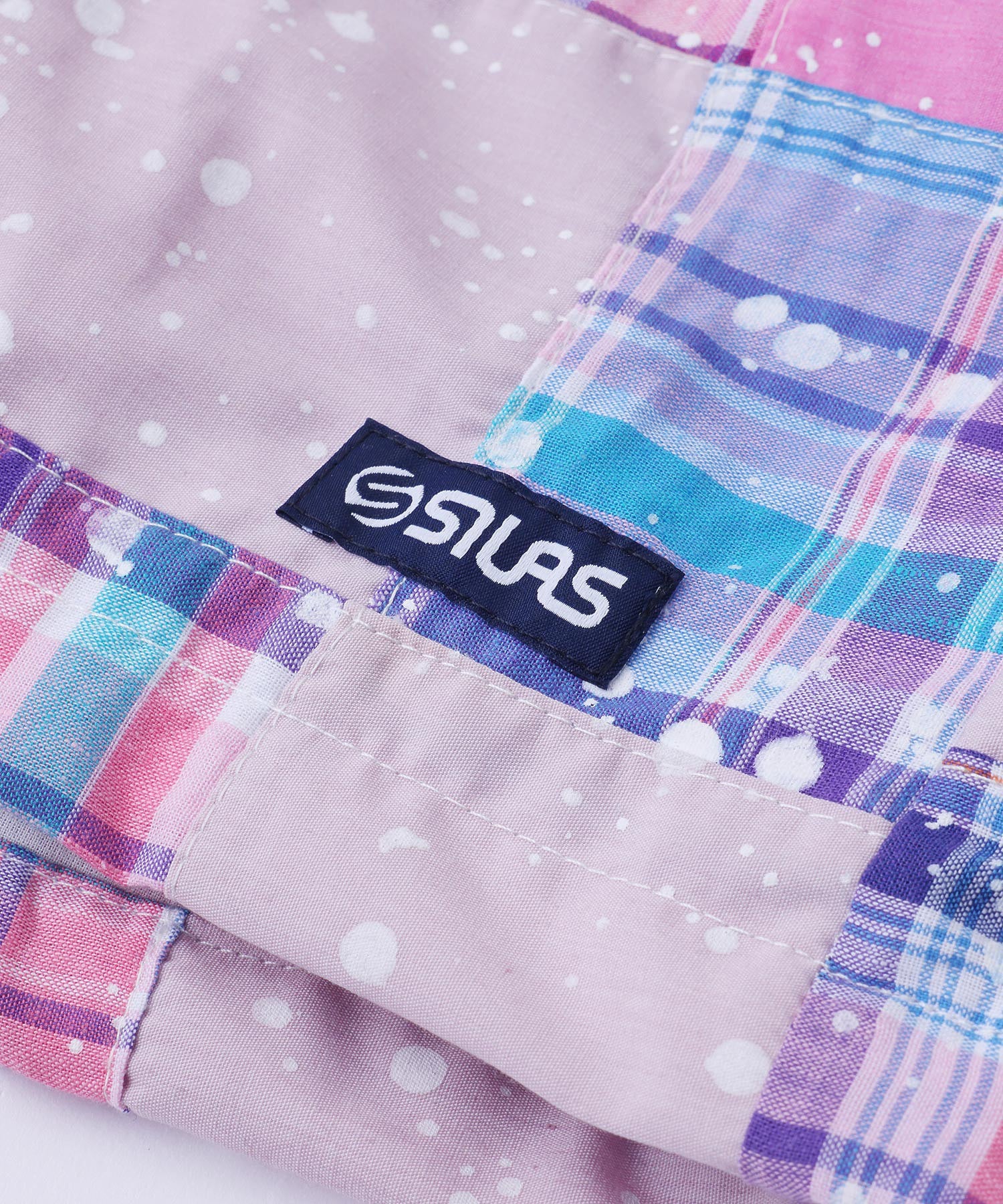 SPLASH PATCHWORK SHORT PANTS SILAS