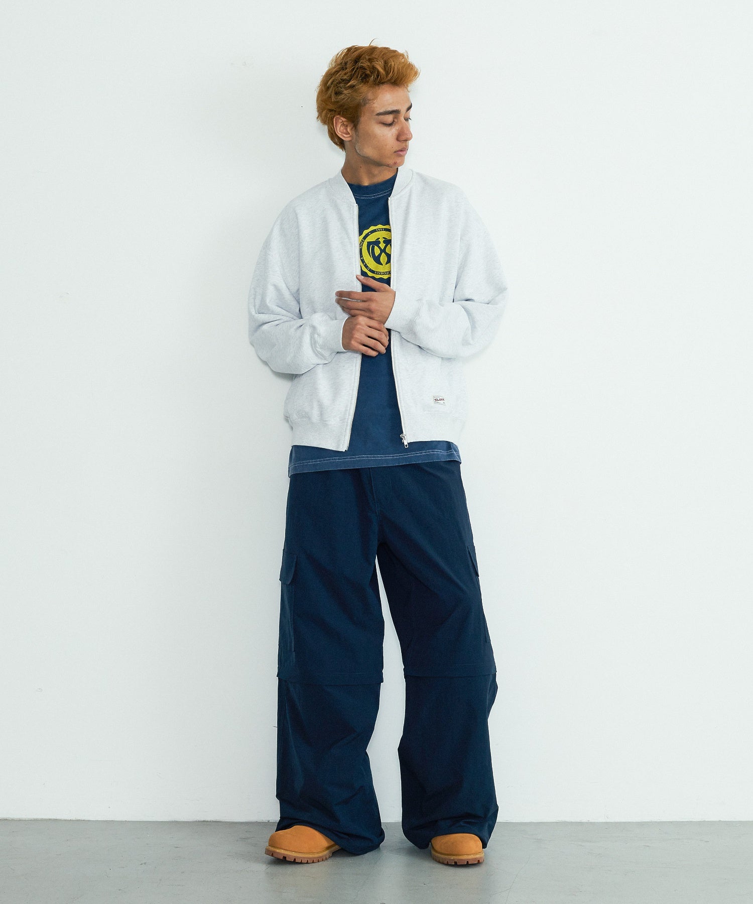 DOUBLE LAYERED SWEAT TOP