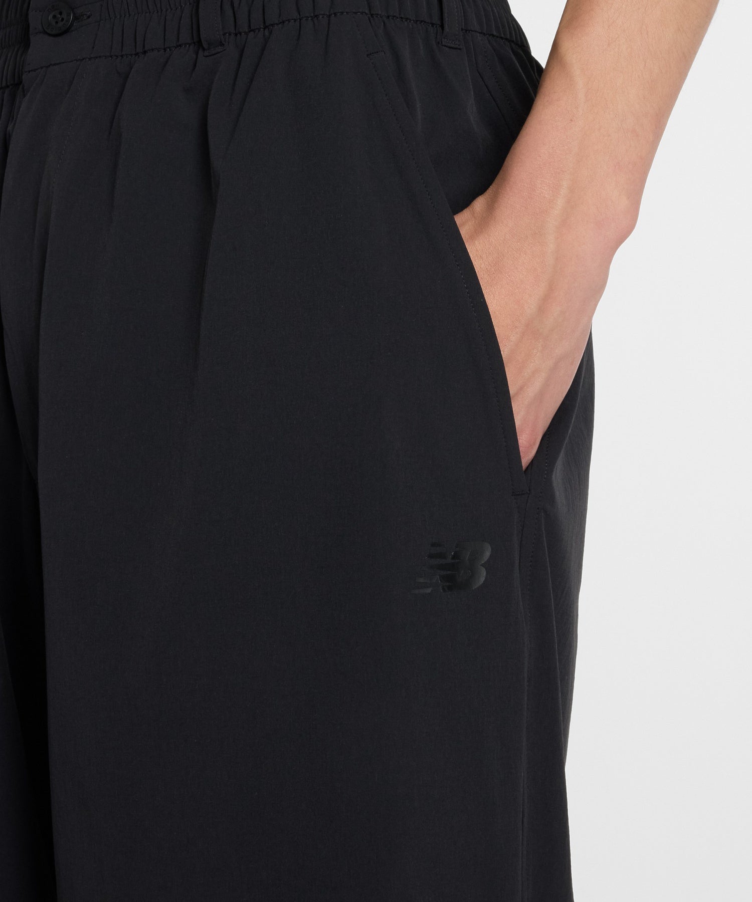 NEW BALANCE/ニューバランス/NB Grey jogger ribbed pants MB61X6WZ