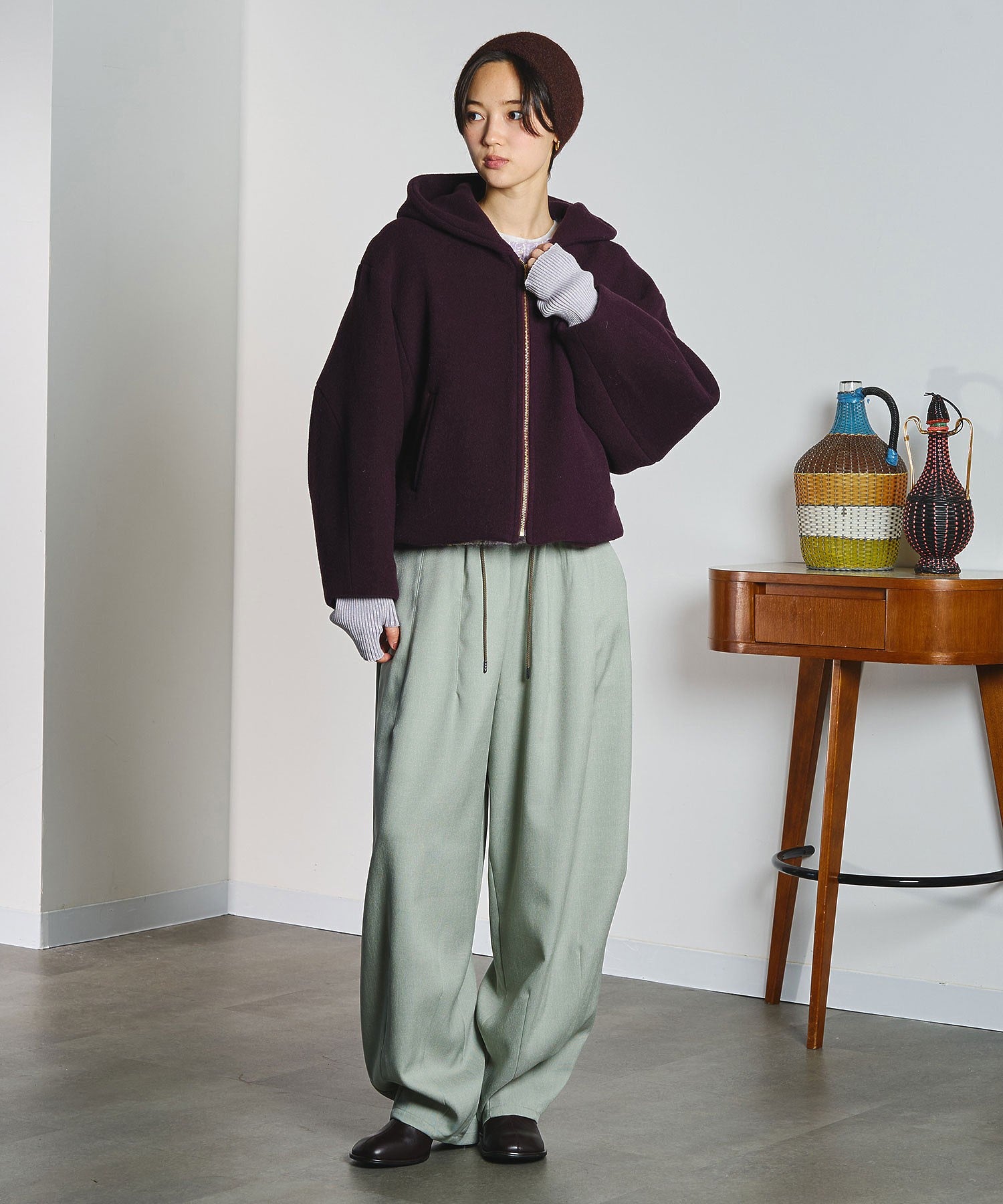 model:166cm 着用サイズ:S