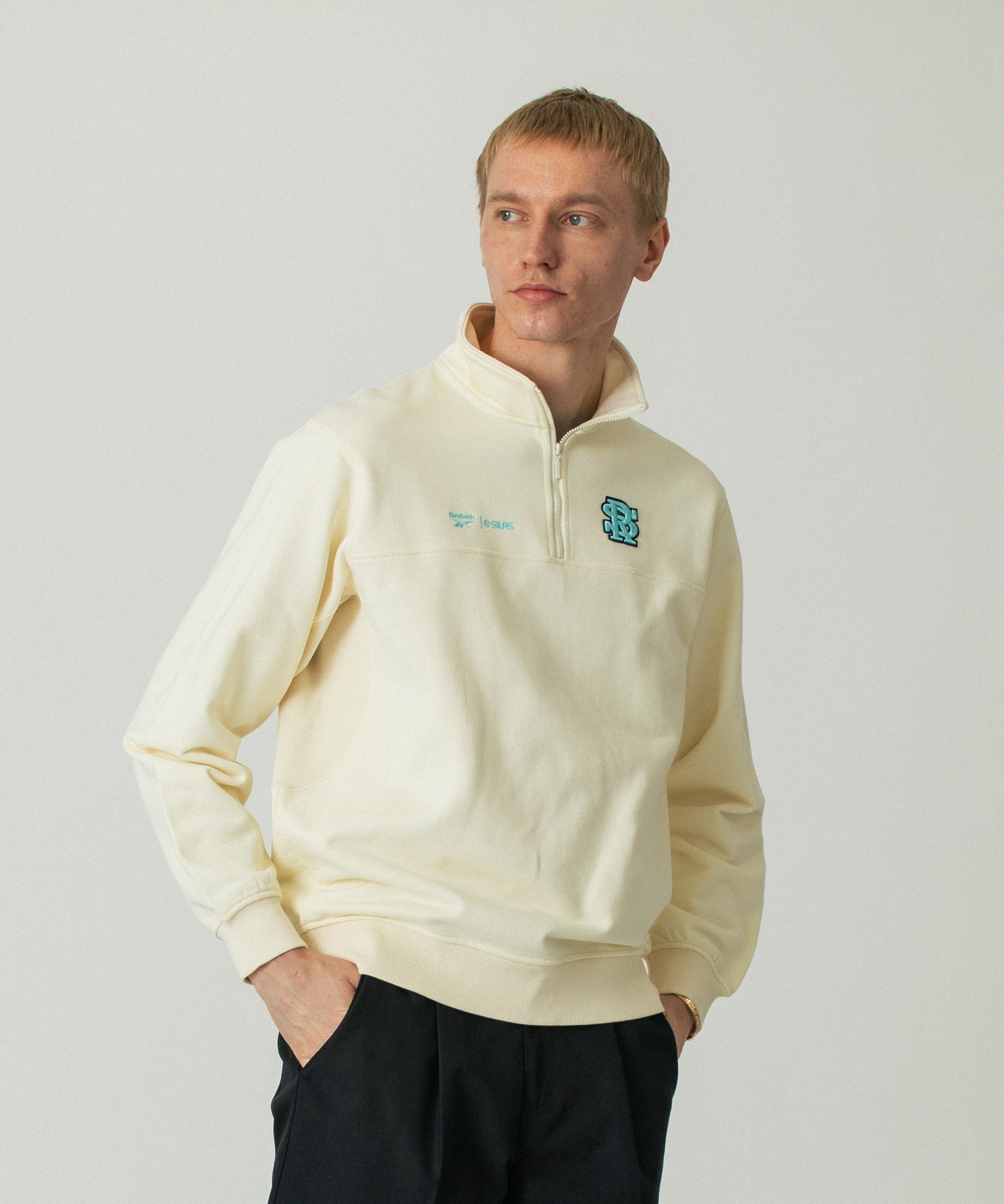 REEBOK×SILAS HALF ZIP SWEATSHIRT