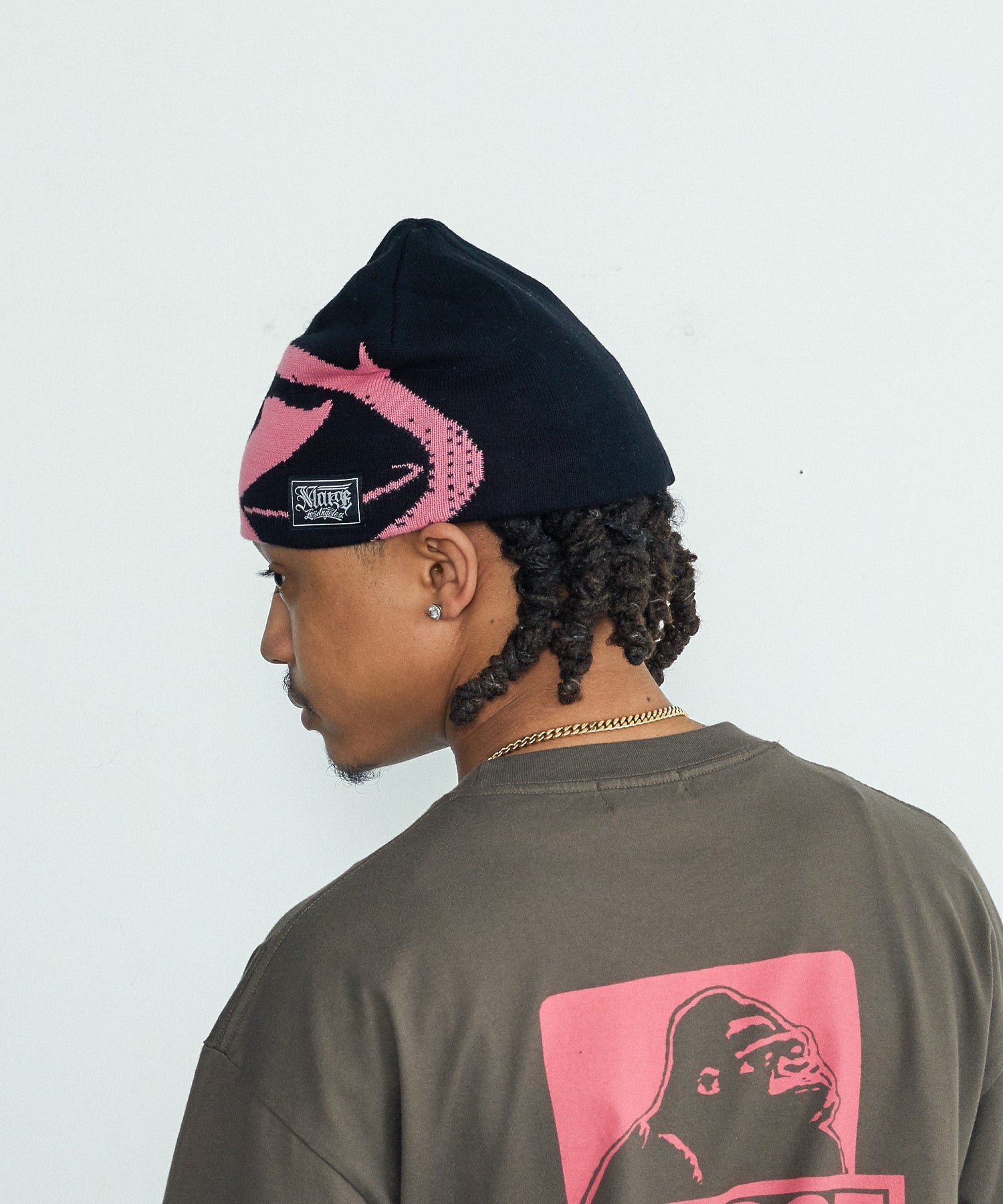 X MONSTER LOGO BEANIE