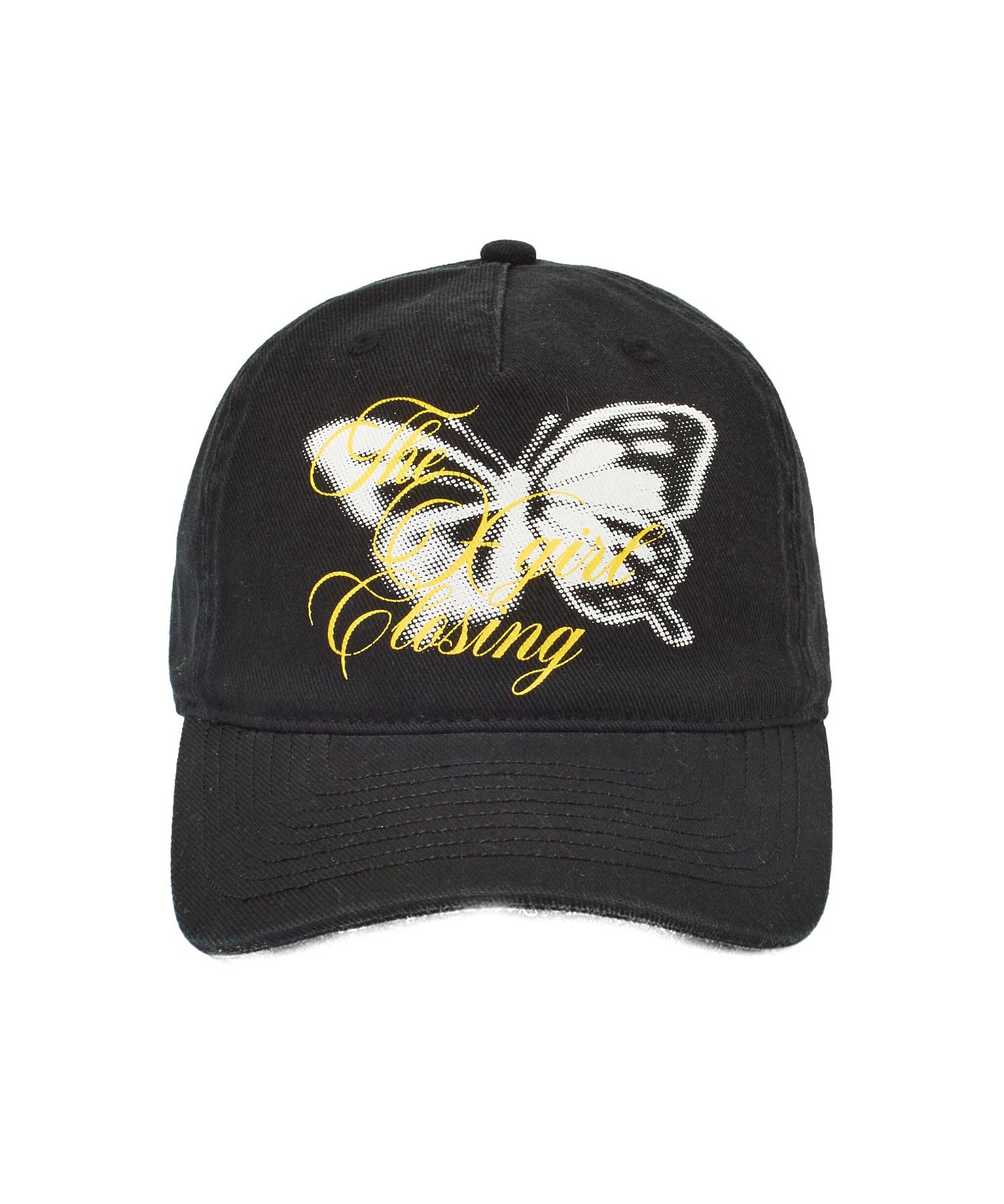 BUTTERFLY SCRIPT LOGO 6PANEL CAP
