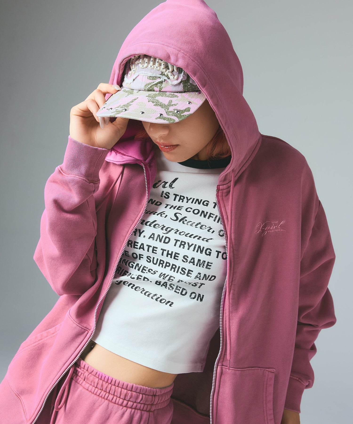 STUDDED LOGO PATCH 6PANEL CAP