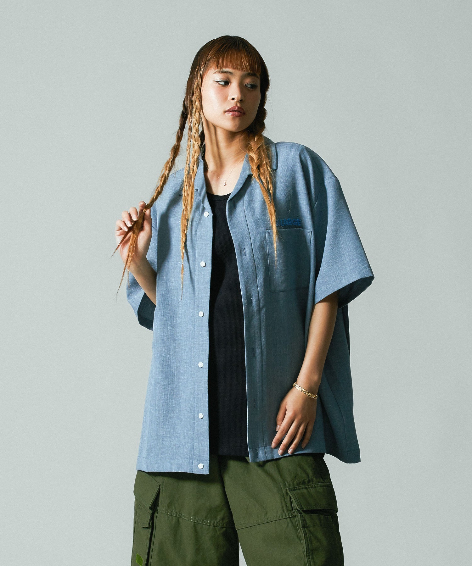 MODEL 身長165cm / 着用サイズ：Lサイズ