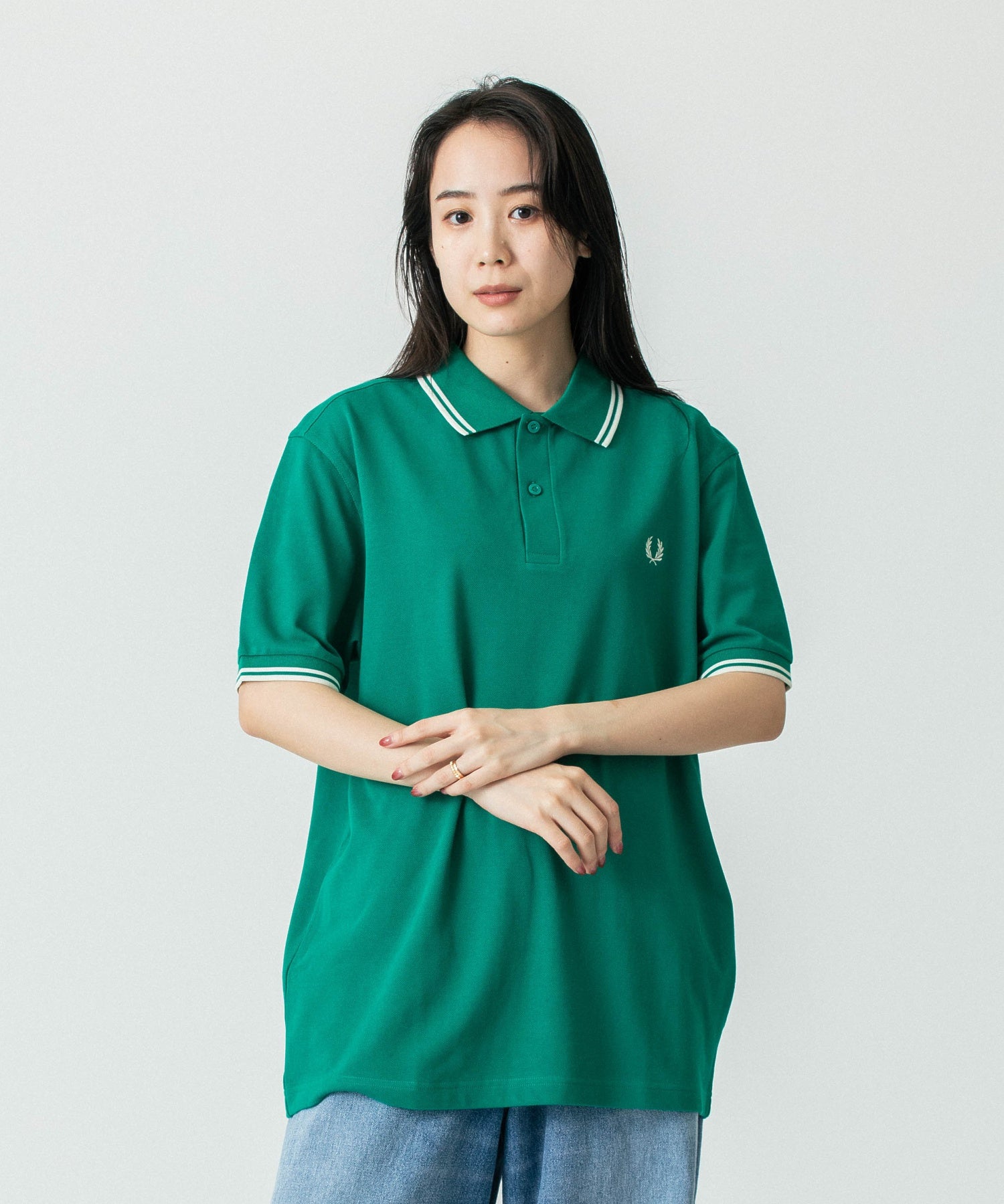 FRED PERRY/フレッドペリー/TWIN TIPPED SHIRT M3600