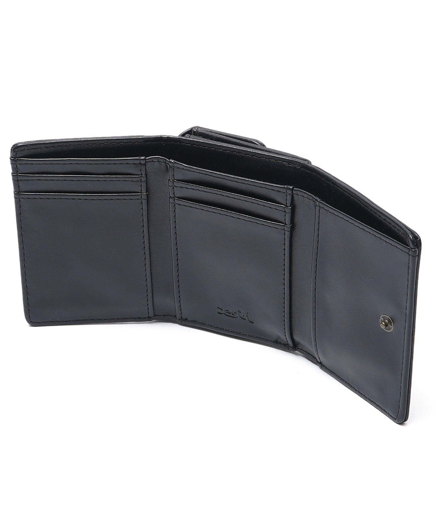 MILLS LOGO FAUX LEATHER MINI WALLET